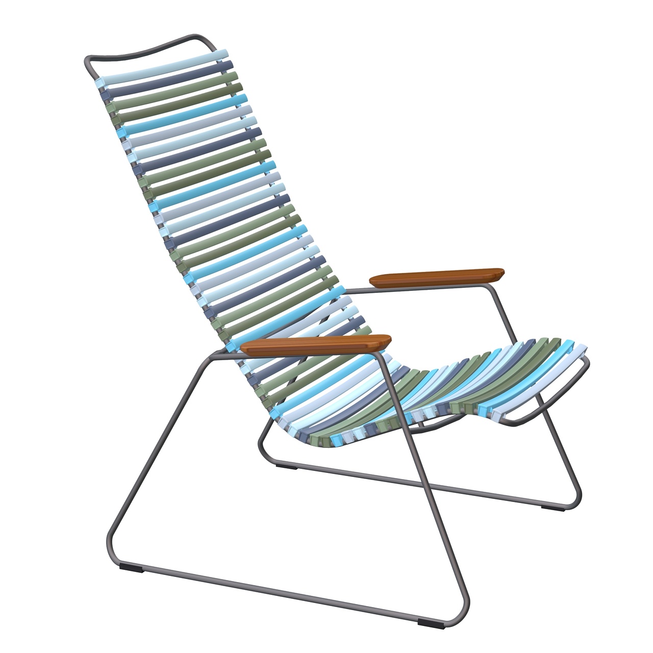 Houe 'Click' Lounge Chair  Multicolor 84 (grün/blau Skala)