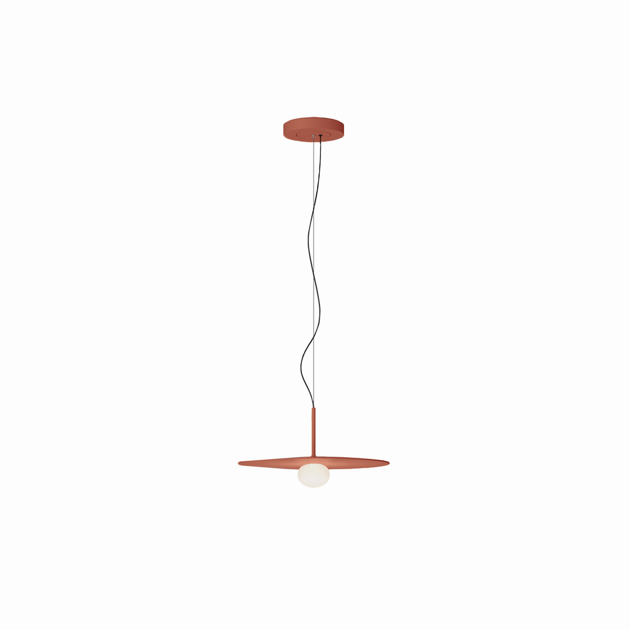 Vibia Pendelleuchte 'Tempo'  Terrakotta, Tellerförmig, Gross