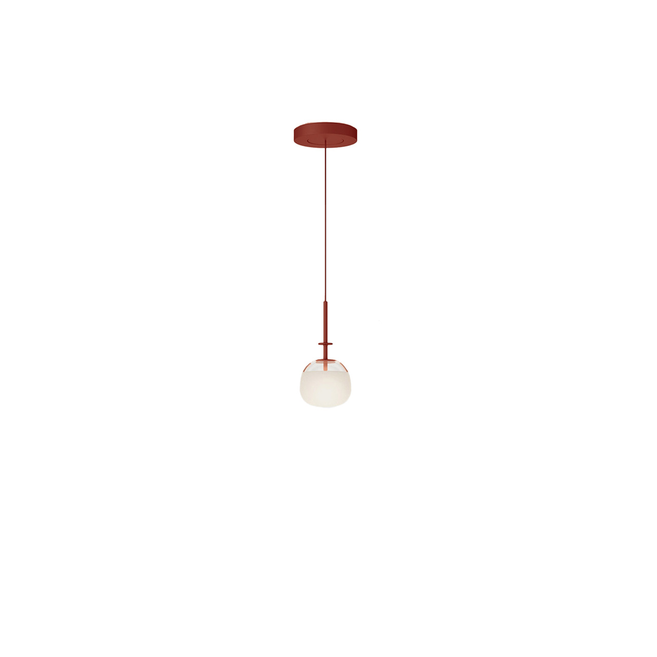 Vibia Pendelleuchte 'Tempo'  Terrakotta, Rund, Klein