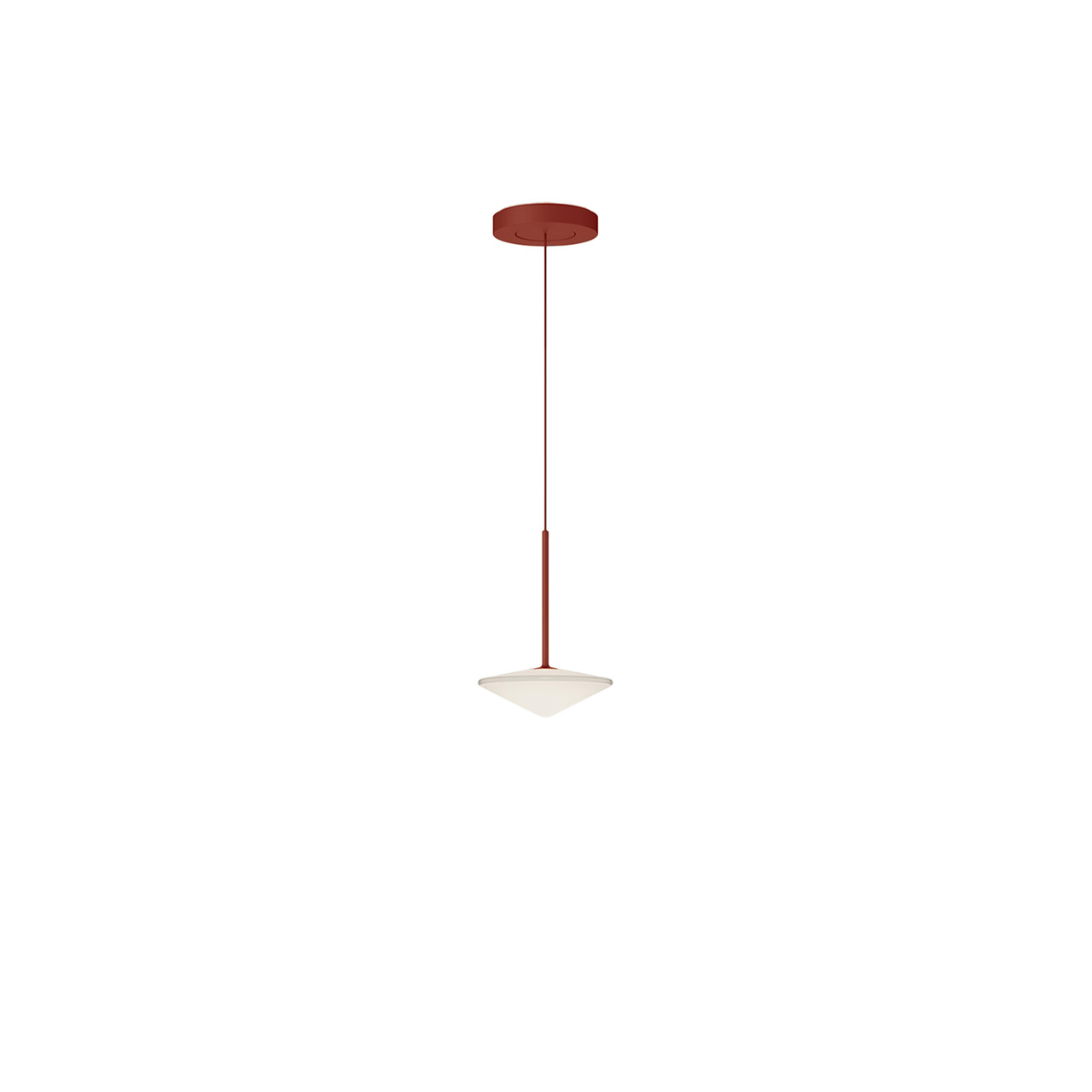 Vibia Pendelleuchte 'Tempo'  Terrakotta, Kegelförmig, Klein