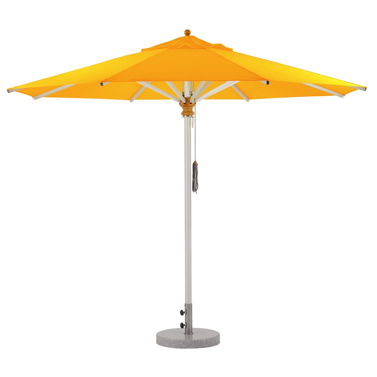 Weishäupl Aluschirm von 'Weishäupl' Ø: 270 cm	, Mandarine N°47