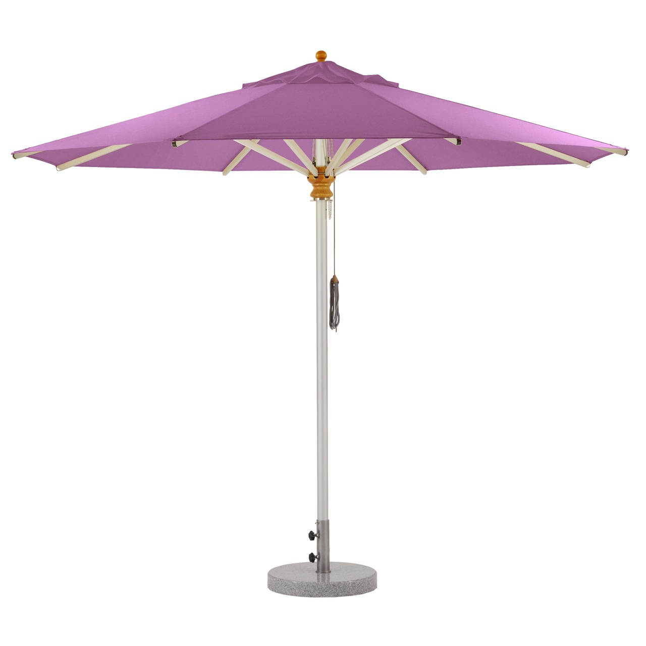 Weishäupl Aluschirm von 'Weishäupl' Ø: 270 cm	, Malve N°34