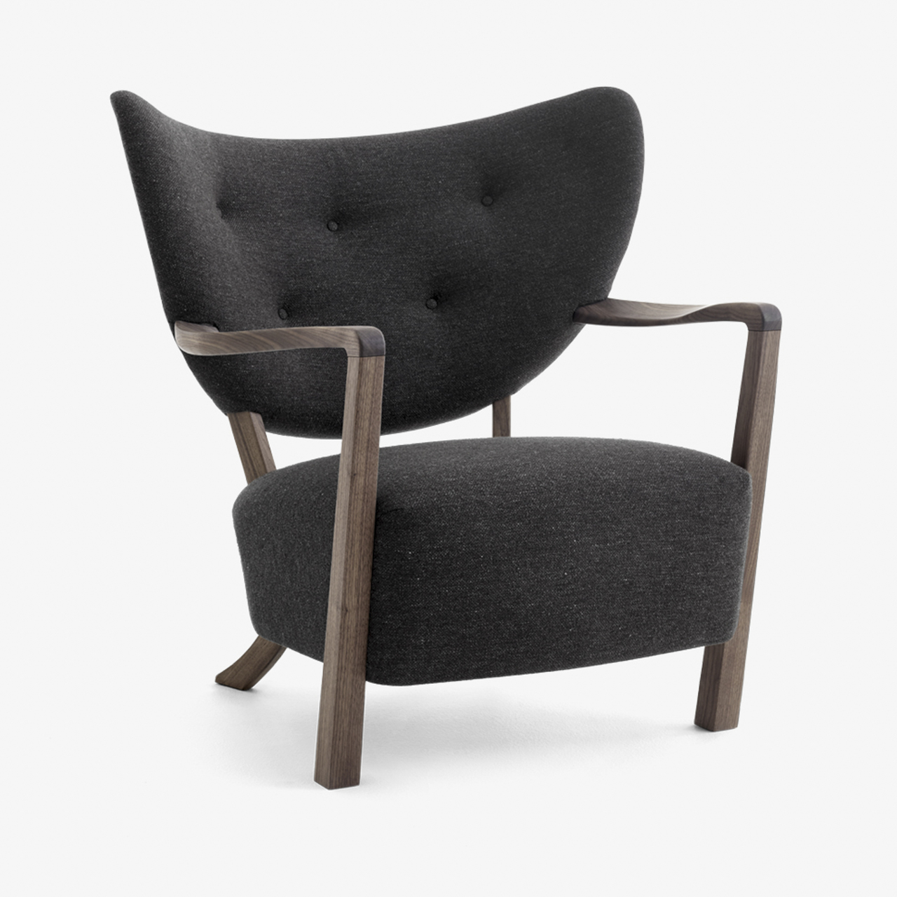 &Tradition Sessel 'Wulff' Walnuss geölt, Braun 376 - Hallingdal
