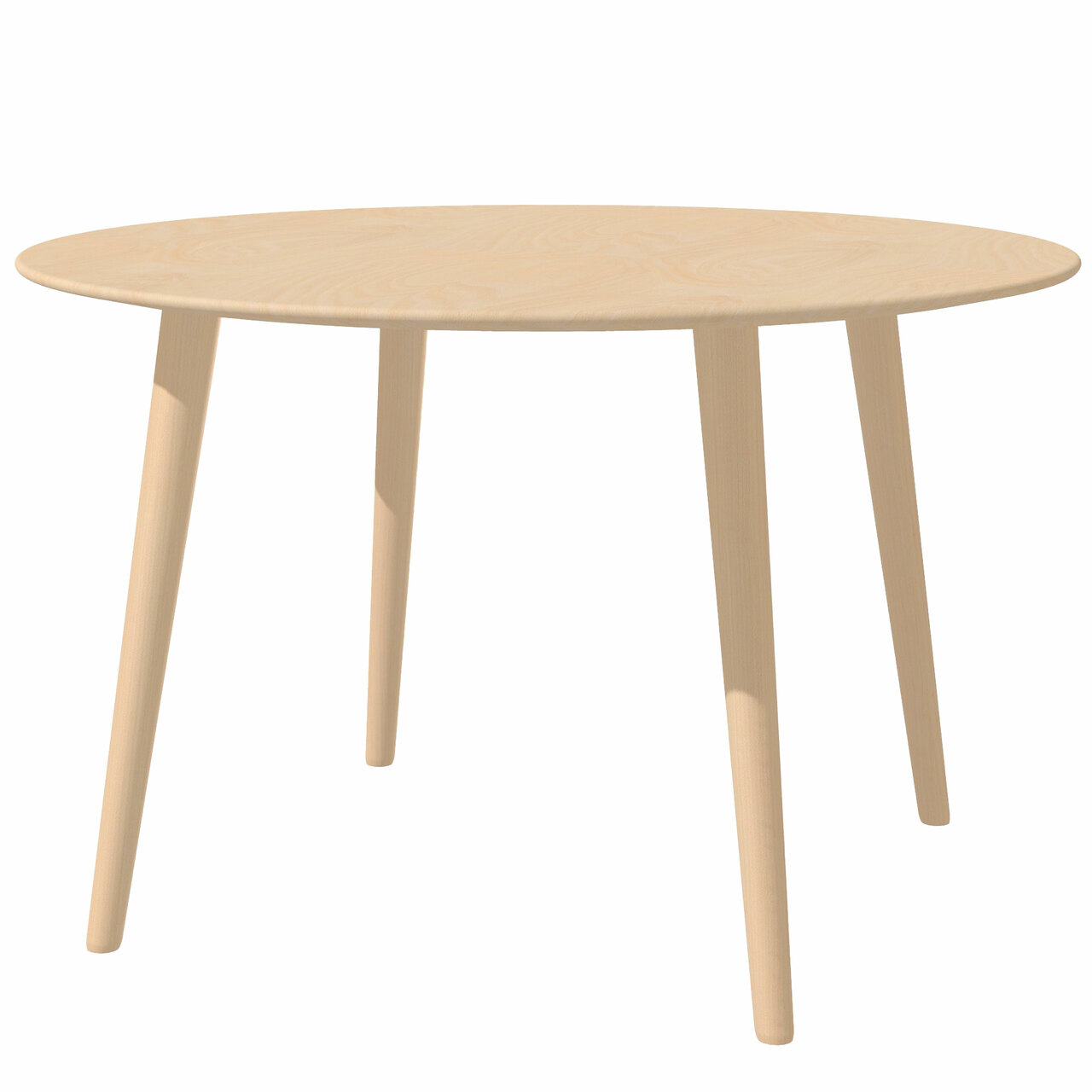 Ton Tisch 'Malmö' Ø: 120 cm, Eiche Natural lackiert
