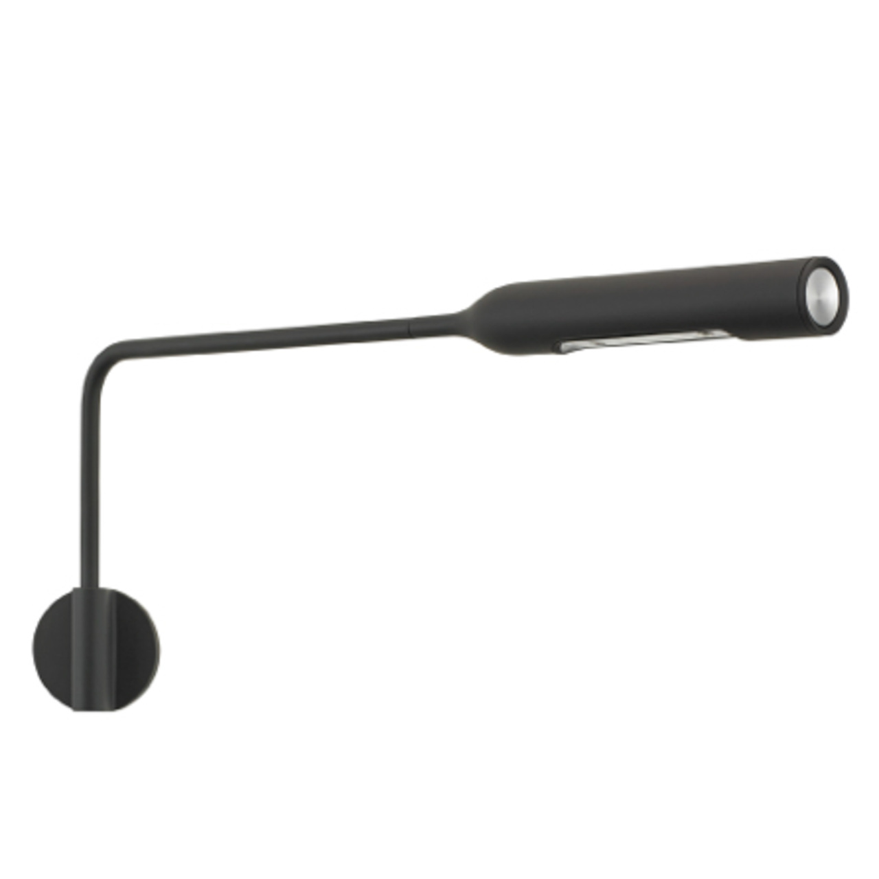 Lumina Flo Wall Schwarz soft touch, 2700 Kelvin