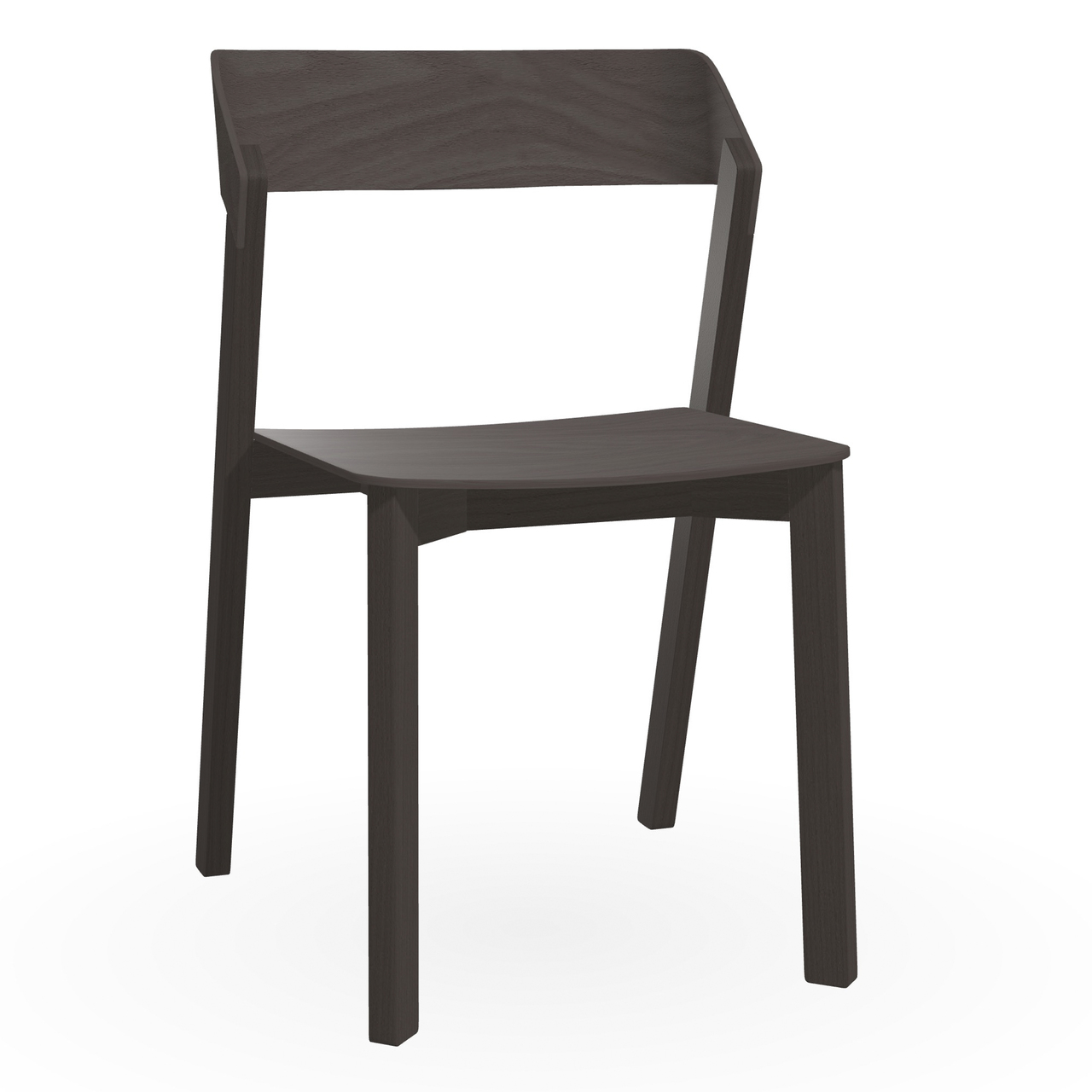 Ton Stuhl 'Merano' Buche Black Grain (B123)