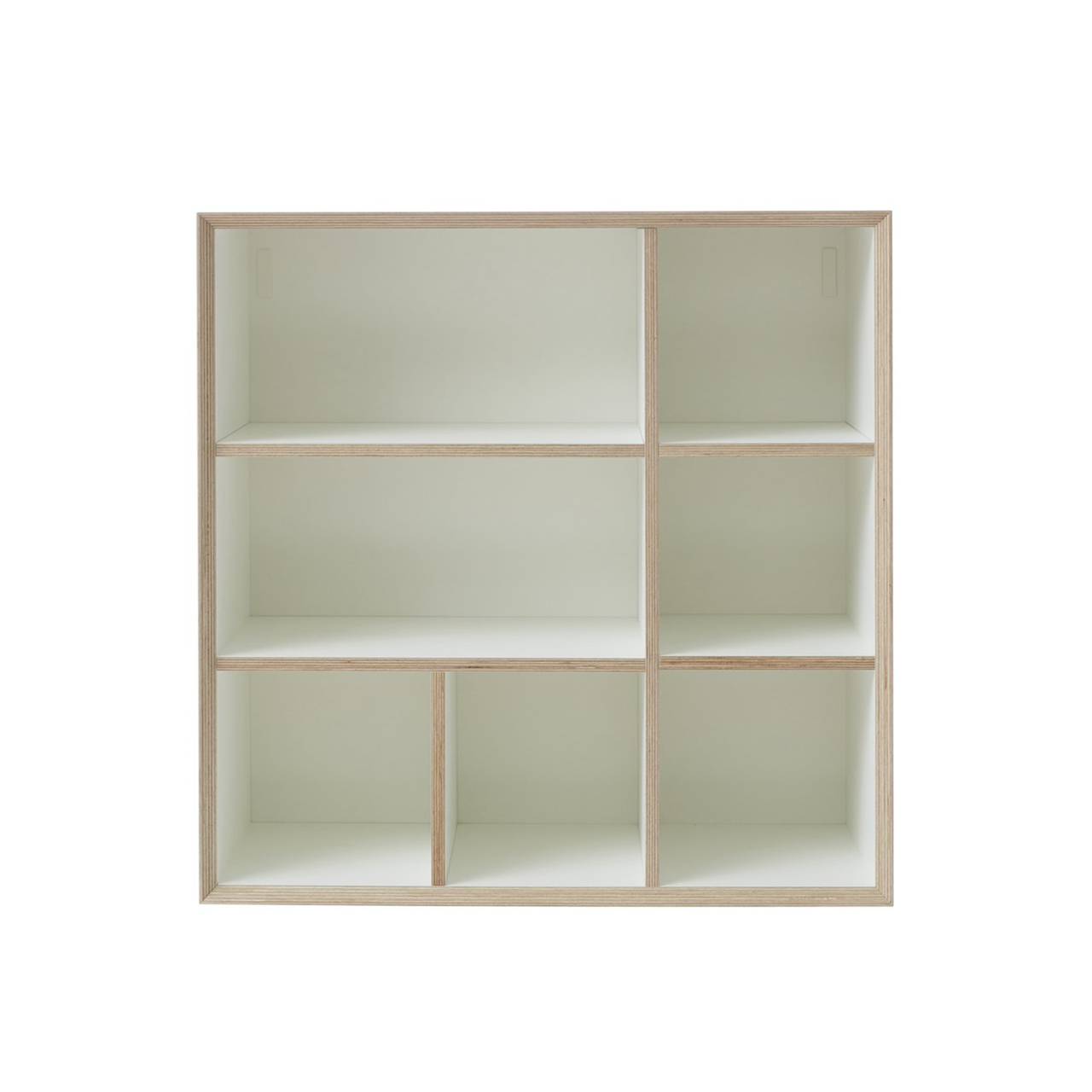 Müller Small Living Regalmodul 'Vertiko Ply' Weiss, Variante Six