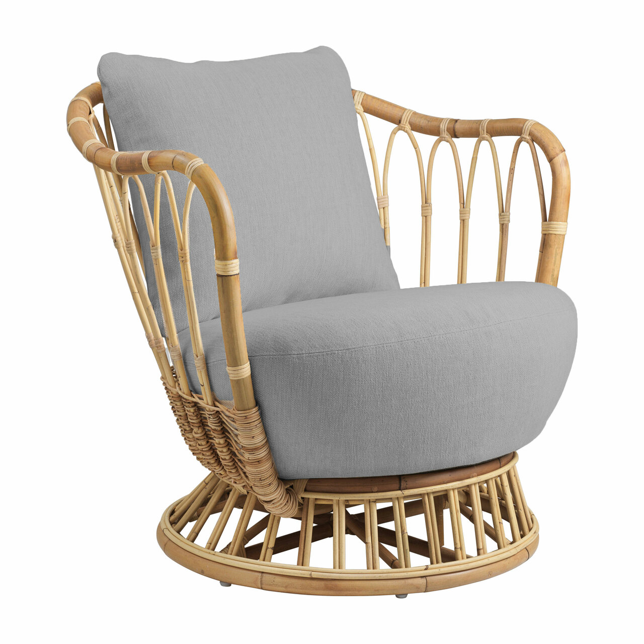 Gubi Loungesessel 'Grace' Platingrau 012 - Clay