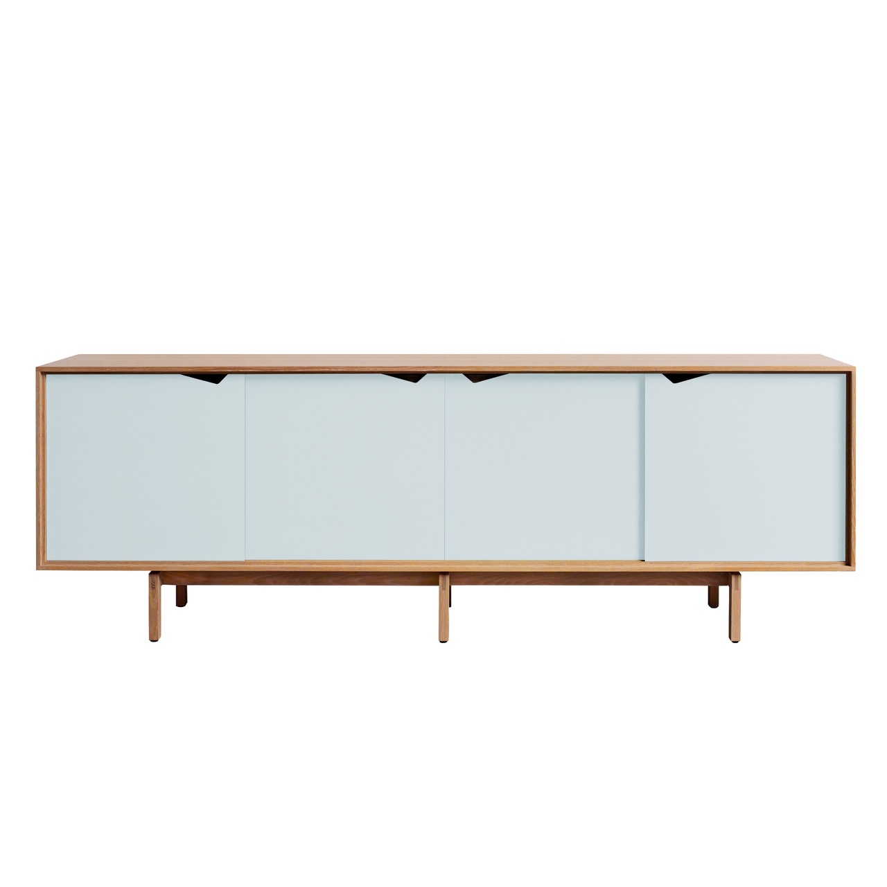 Andersen Furniture S1 Sideboard Eiche Naturöl, Arctic Blue