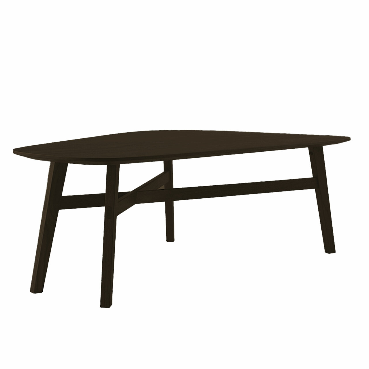 Andersen Furniture C1 Couchtisch Massivholz Eiche Schwarz lackiert, ohne Zusatz, B: 93 cm / T: 72 cm