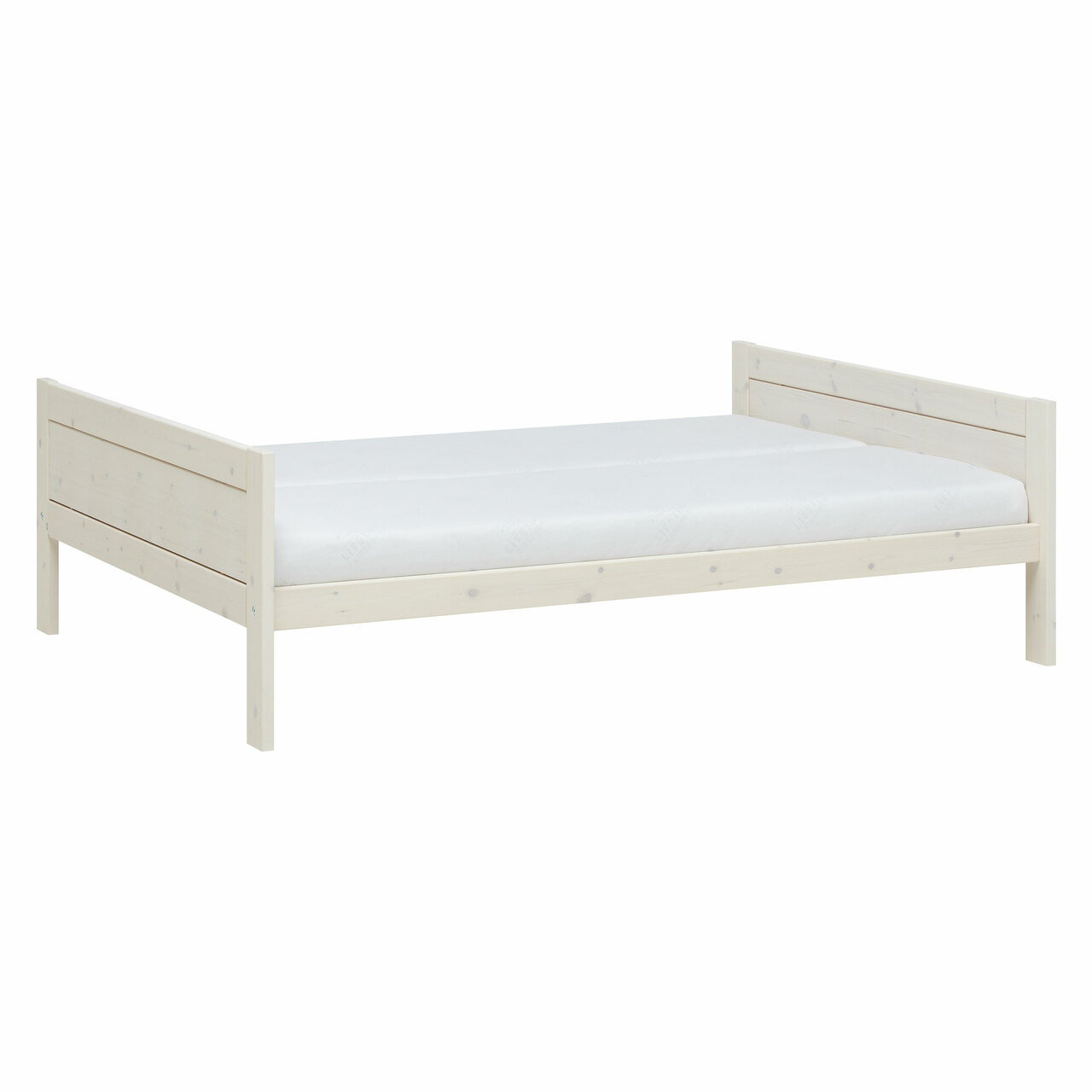 Lifetime Bett Whitewash - 01W, B: 140 cm, Lattenrost