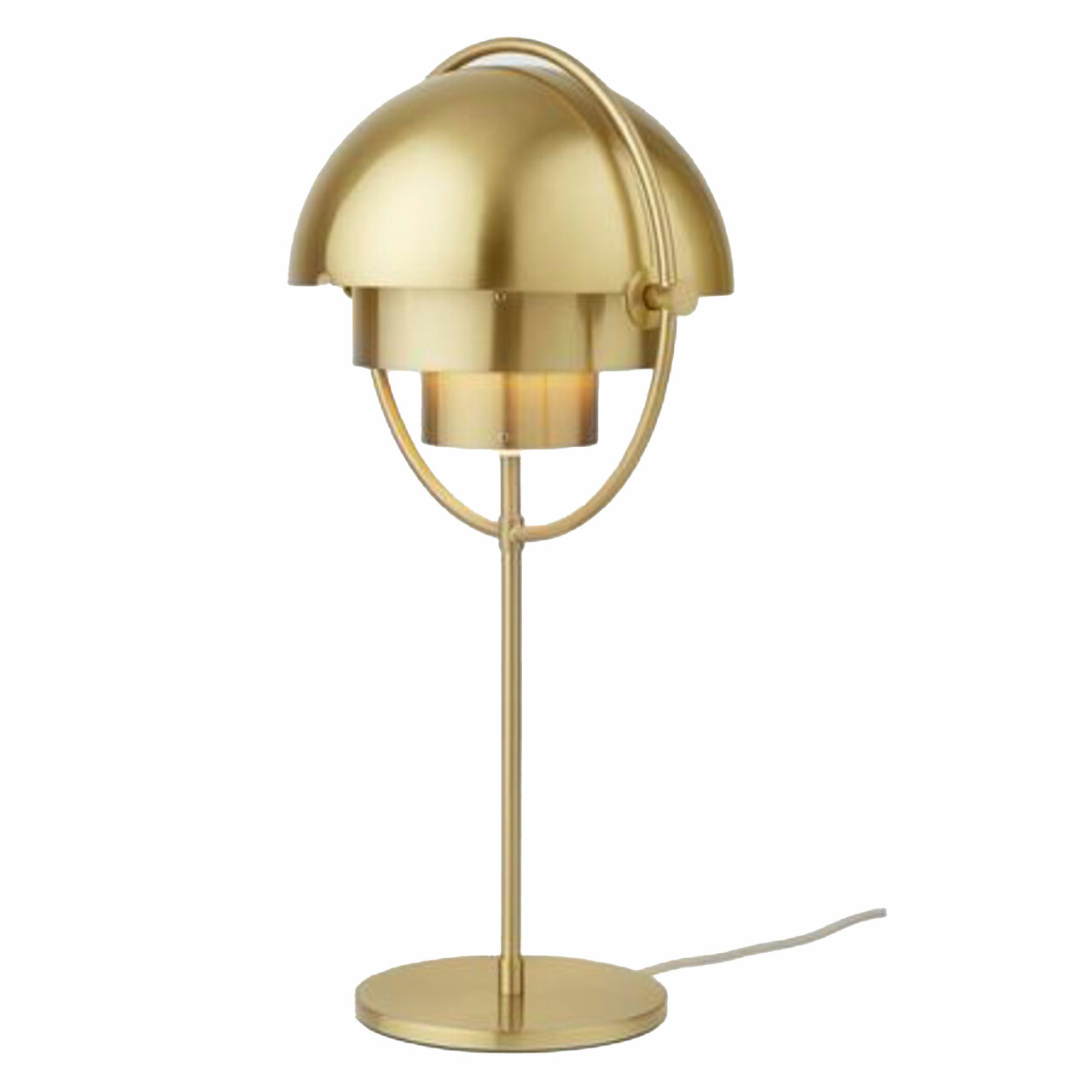 Gubi Tischleuchte 'Multi-Lite' mit Messinggestell Shiny Brass