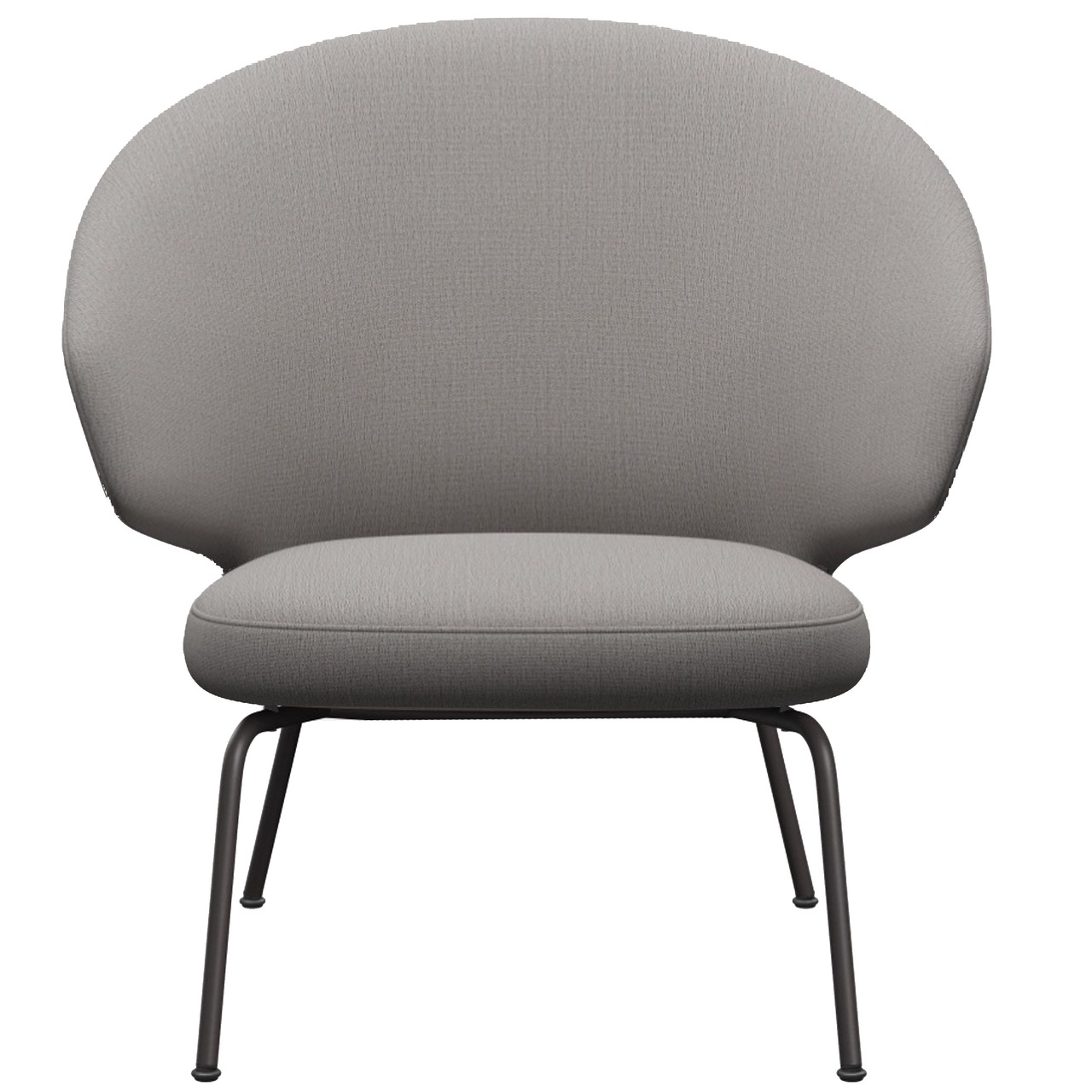 Fritz Hansen Loungesessel 'LET SH210' Beige 1121 - Christianshavn, Warm Graphite 180