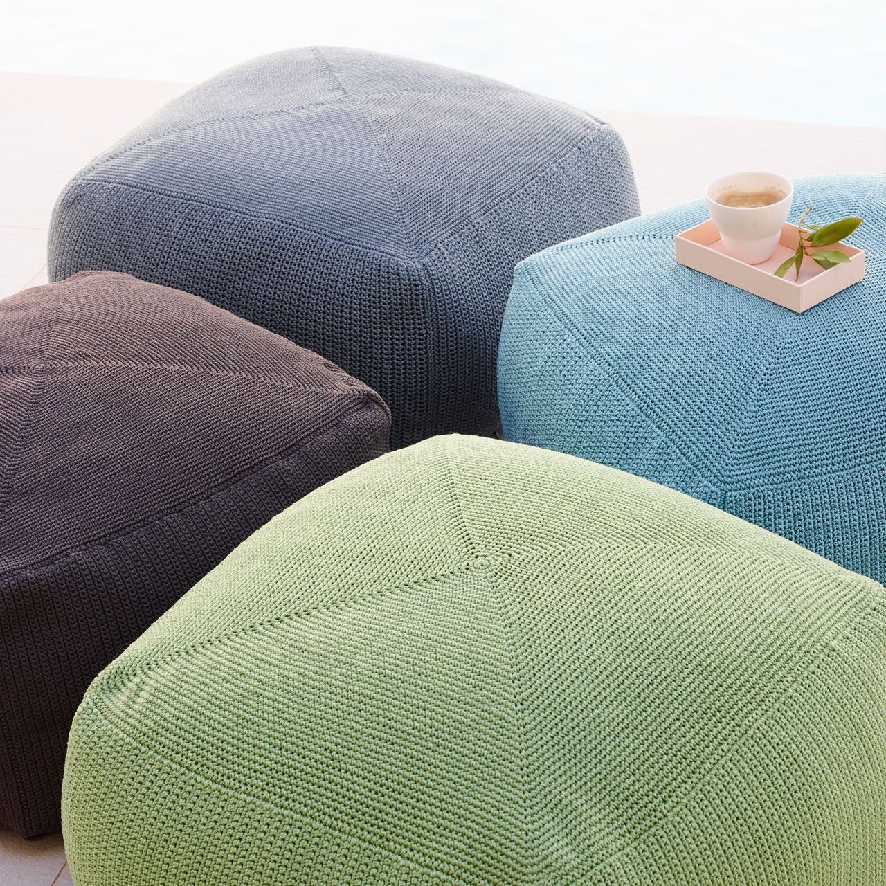 Pouf Divine Cane Line
