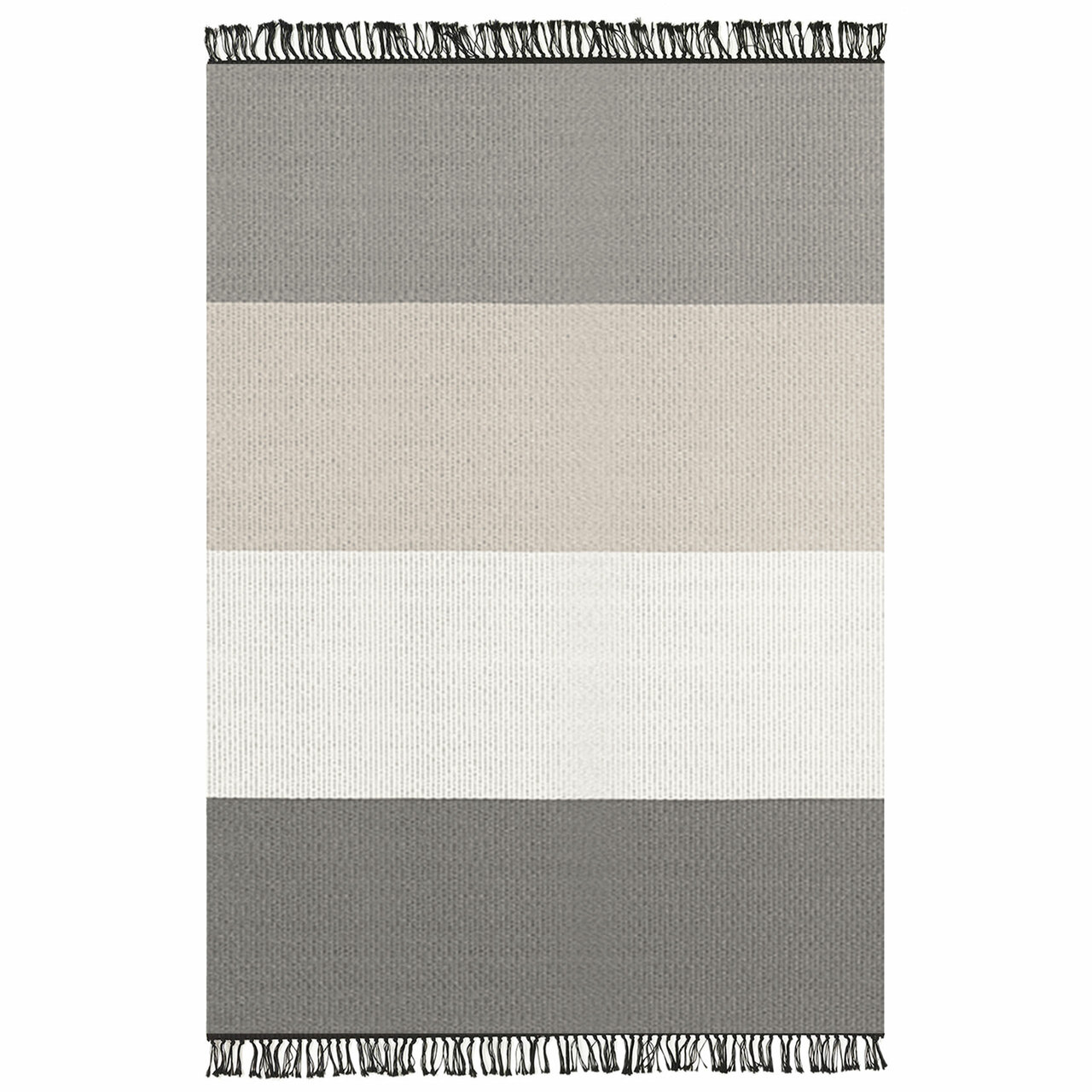 Woodnotes Fourways 80 x 140 cm, Hellgrau-Weiss, F