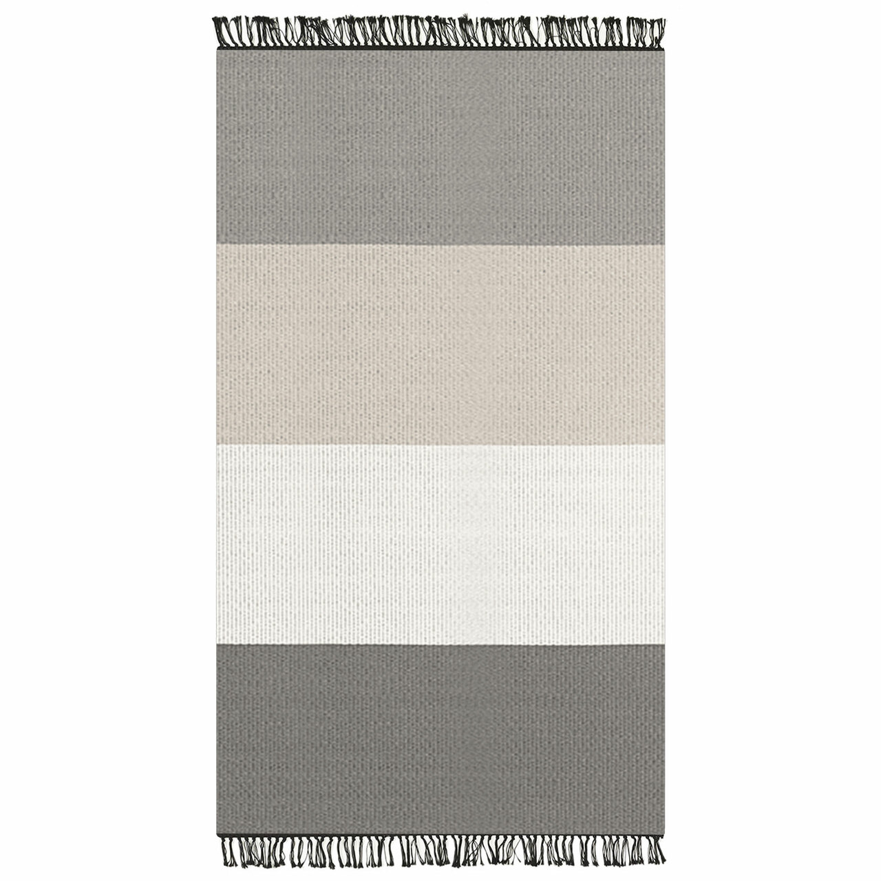 Woodnotes Fourways 80 x 200 cm, Hellgrau-Weiss, F