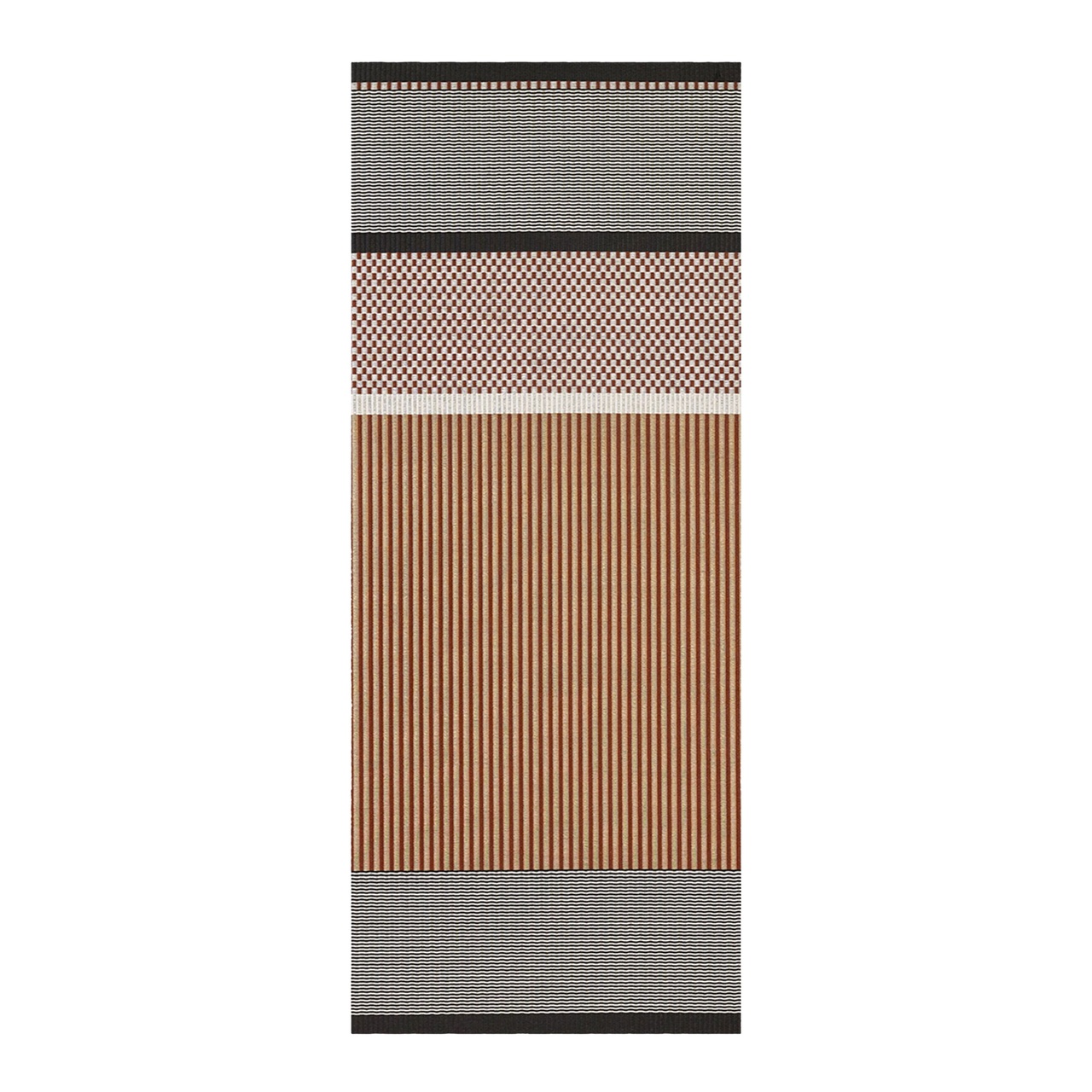 Woodnotes San Francisco 80 x 200 cm, Rotbraun-Stein, S 