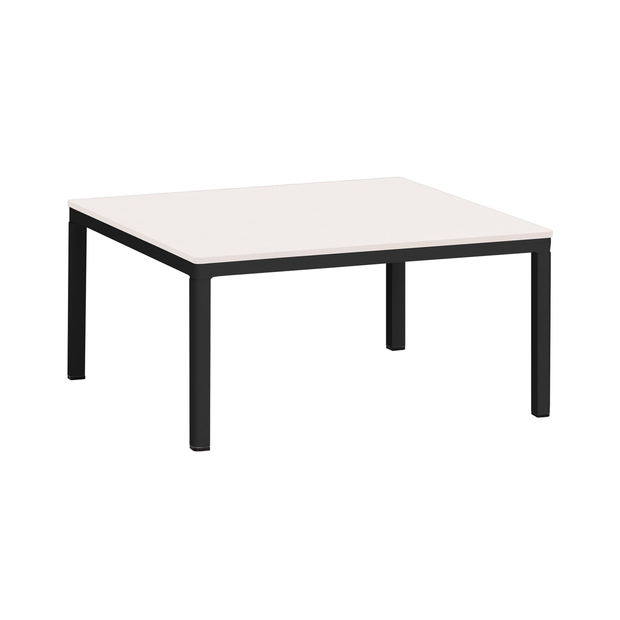 Weishäupl Beistelltisch B: 77 cm / T: 77 cm, Schwarz 03, Weiss 6