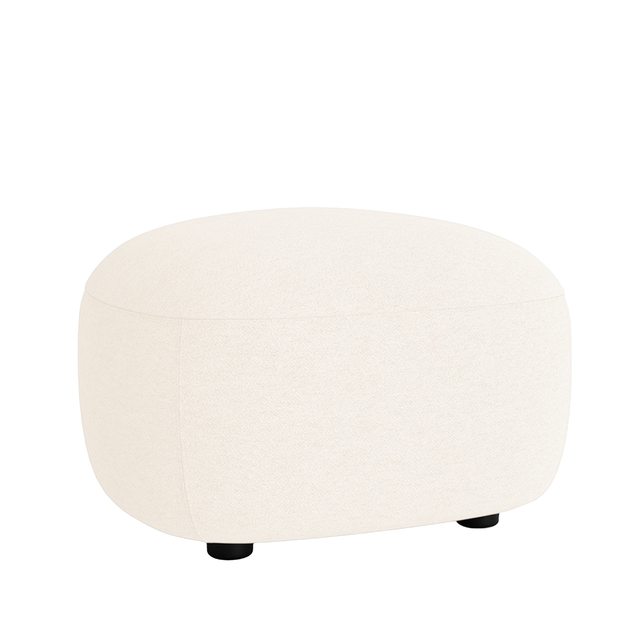 Norr11 Little Big Pouf Weiss 01 - Barnum