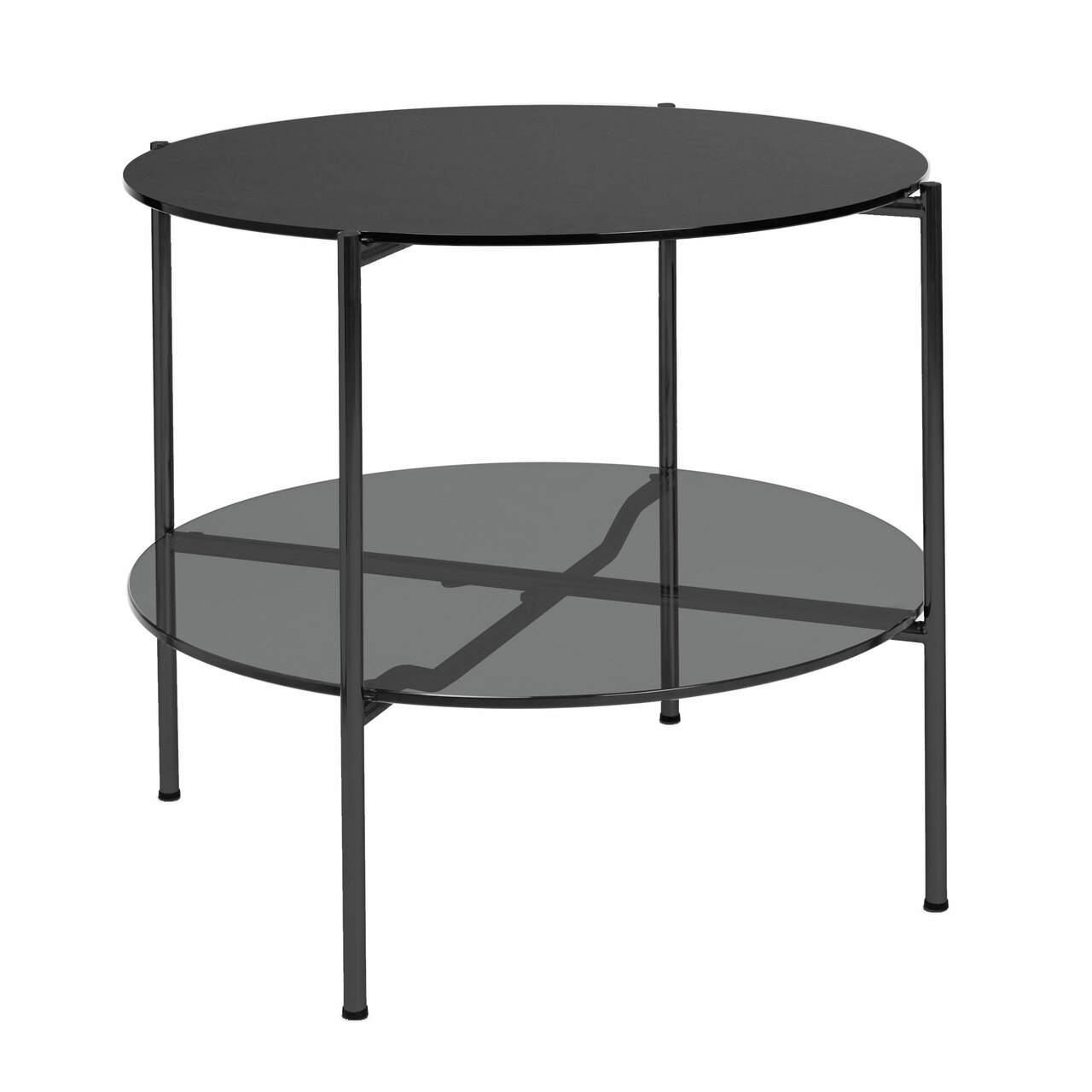 Embru Moser Tisch Modell 1752 Tiefschwarz pulverbeschichtet, Burgundy 4154 - Nero 4023, Parsol grau