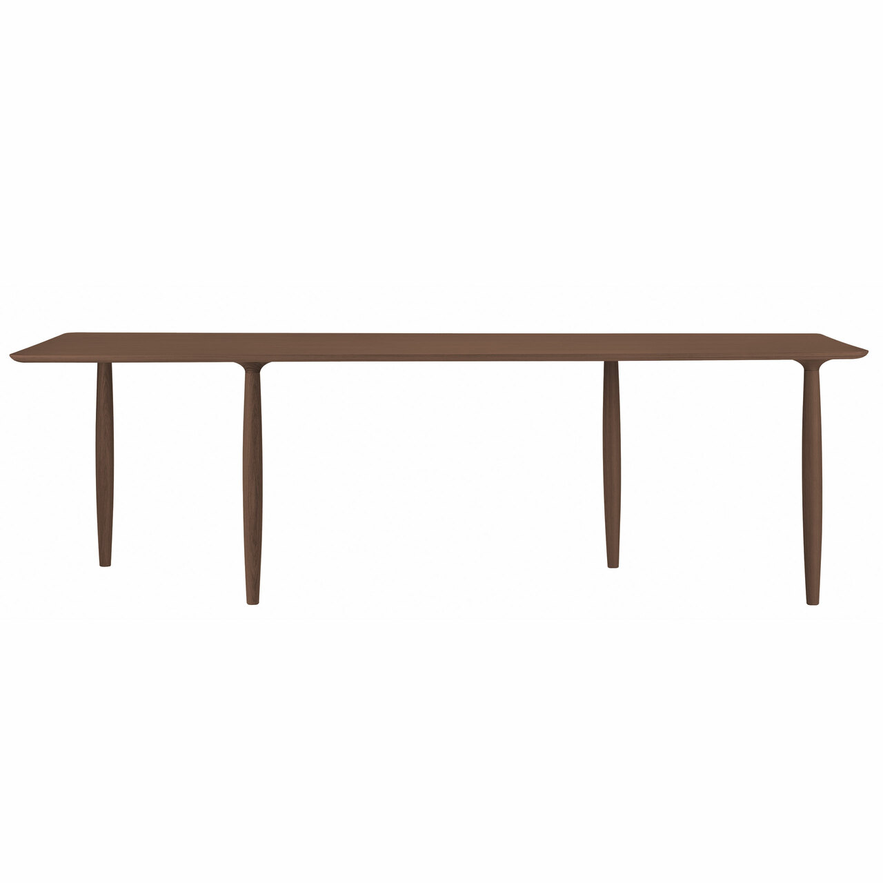 Norr11 Oku Dining Table Eiche dunkel geräuchert, B: 250 cm