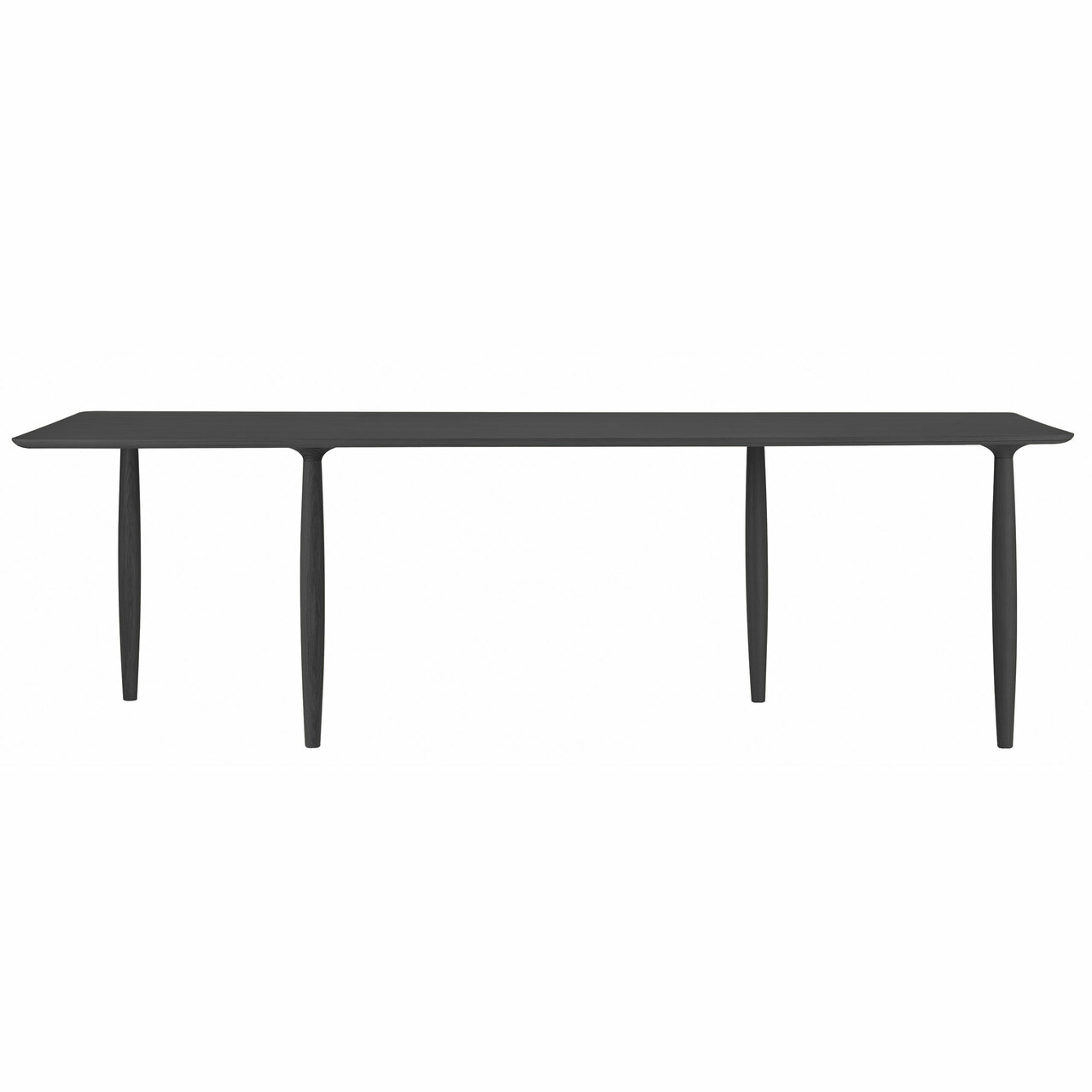 Norr11 Oku Dining Table Eiche schwarz, B: 250 cm
