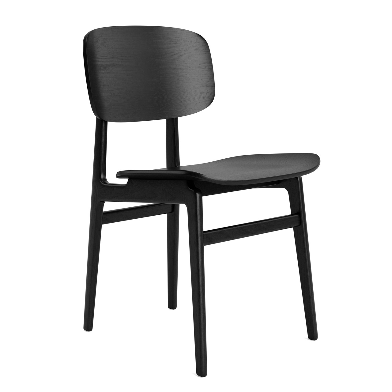 Norr11 NY11 Chair - W/O Upholstery Eiche schwarz
