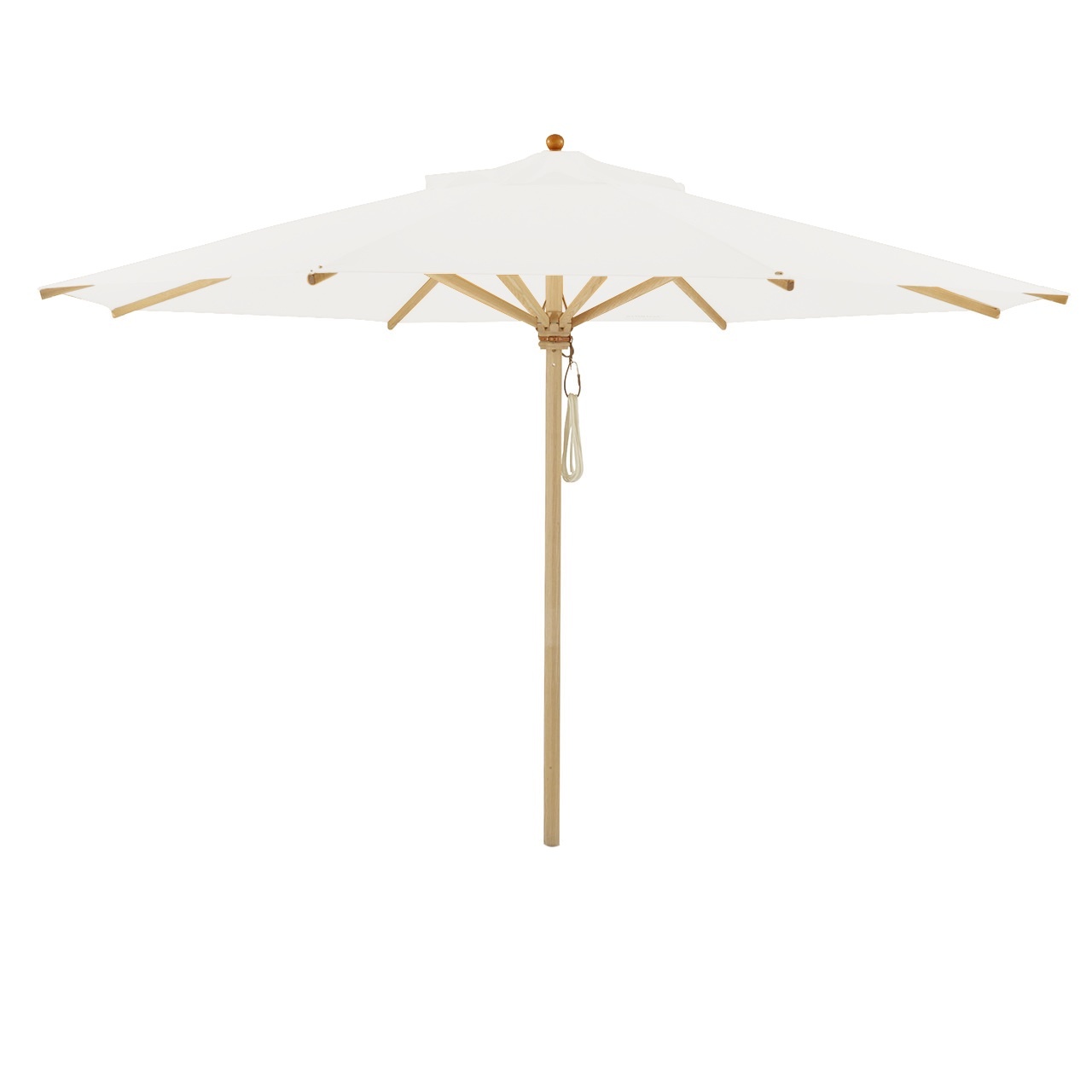 Weishäupl Sonnenschirm 'Klassiker' Ø: 210 cm	, Weiss N°02