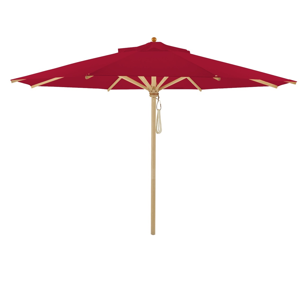 Weishäupl Sonnenschirm 'Klassiker' Ø: 210 cm	, Kirschrot N°12