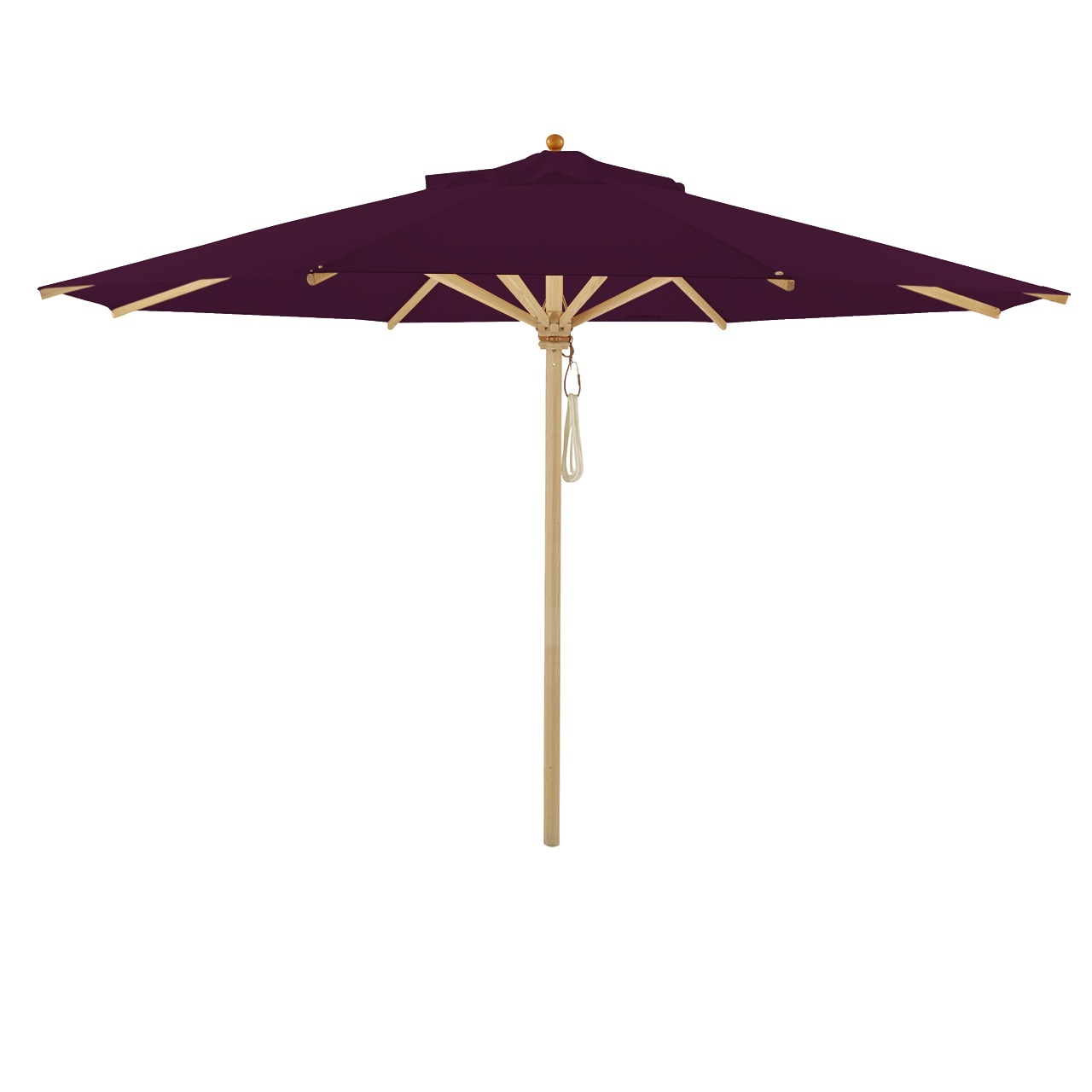 Weishäupl Sonnenschirm 'Klassiker' Ø: 210 cm	, Aubergine N°49	