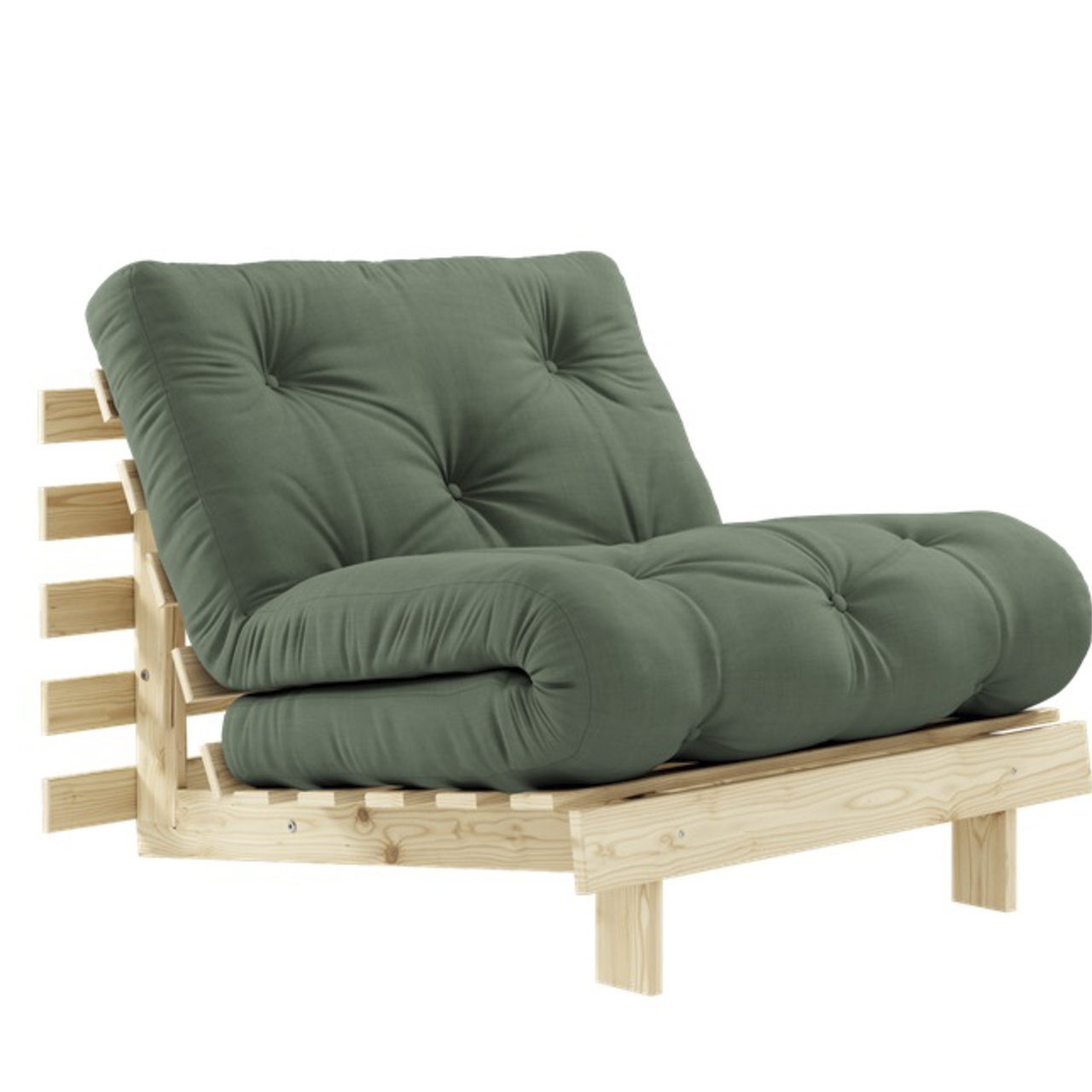 Karup Design Roots 90 Roh 100, Olivgrün 756