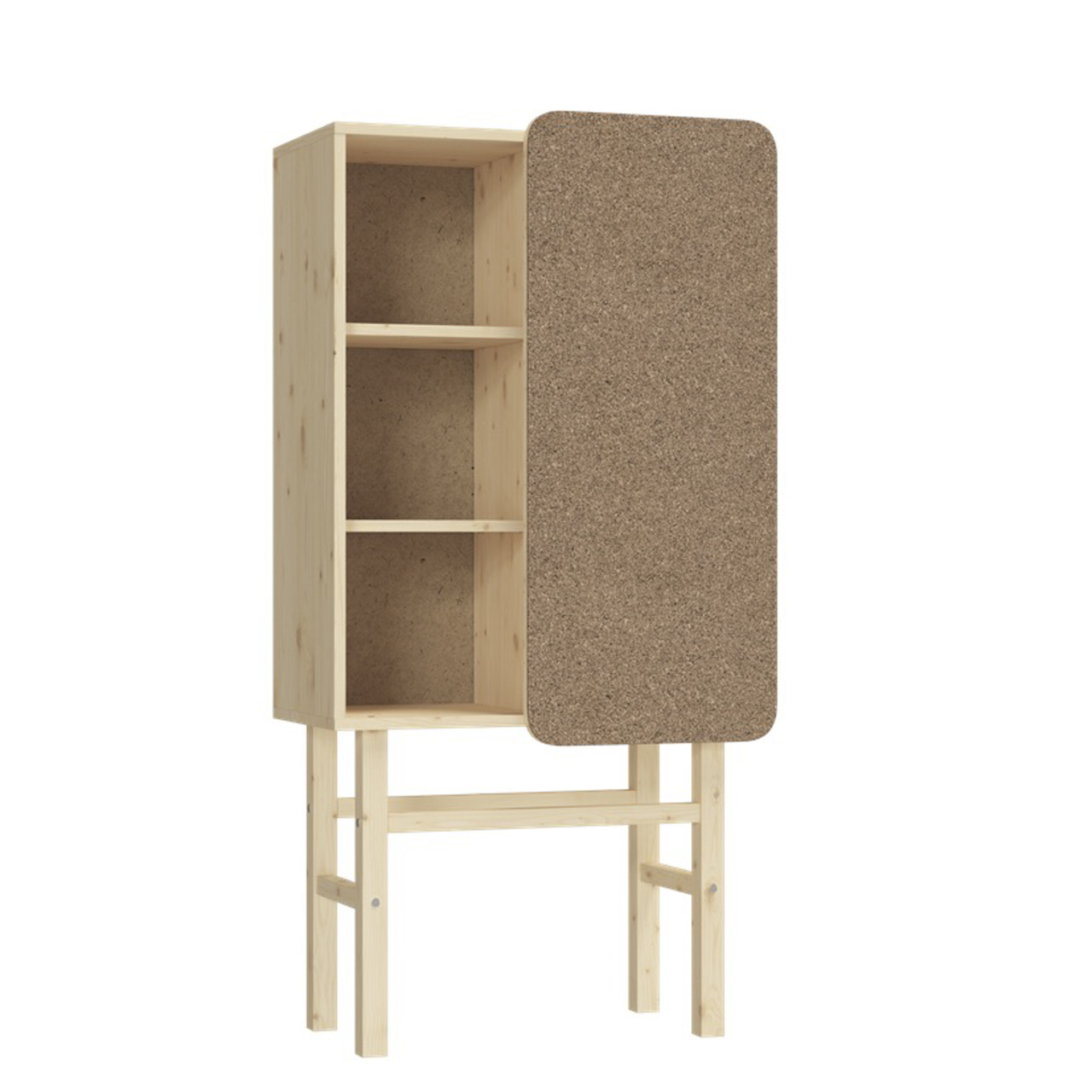 Karup Design Slide Cabinet w.pinboard Klar lackiert 101