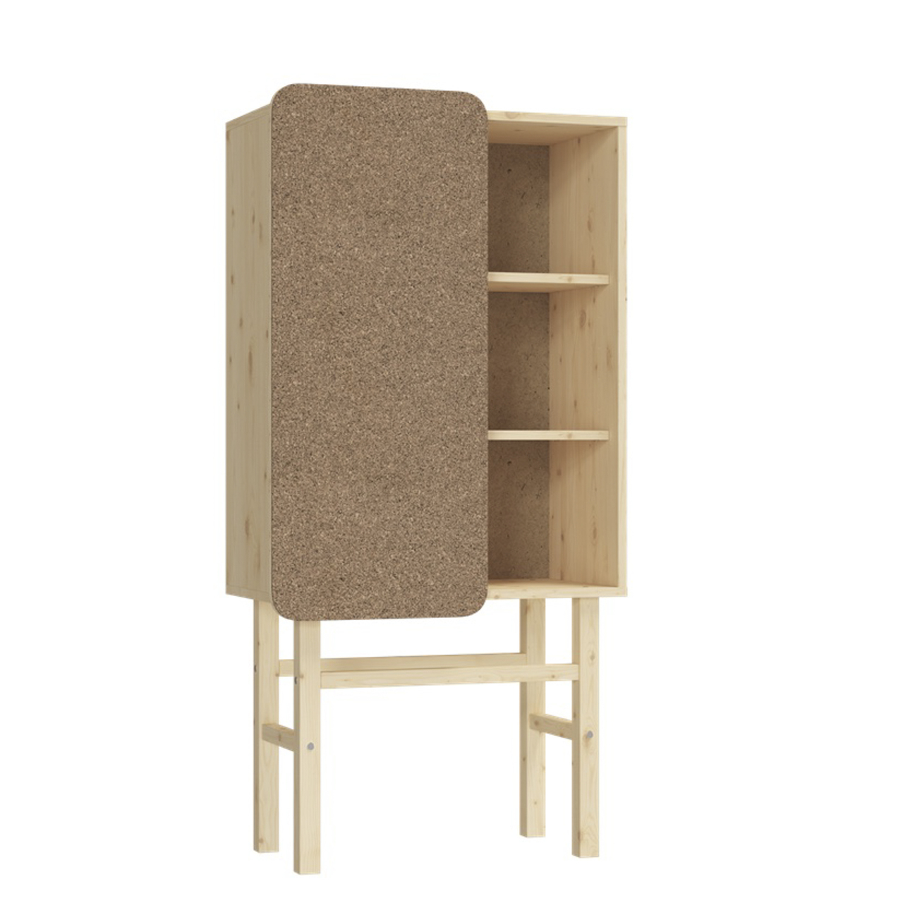 Karup Design Slide Cabinet w.pinboard Klar lackiert 101