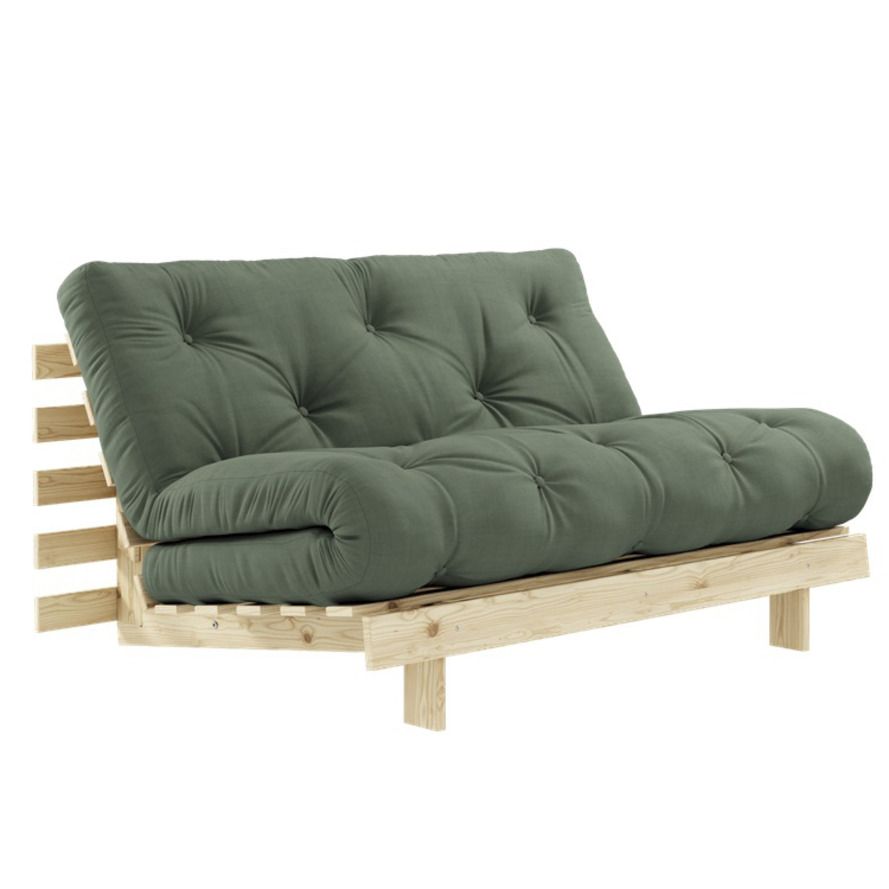 Karup Design Roots 140 Roh 100, Olivgrün 756