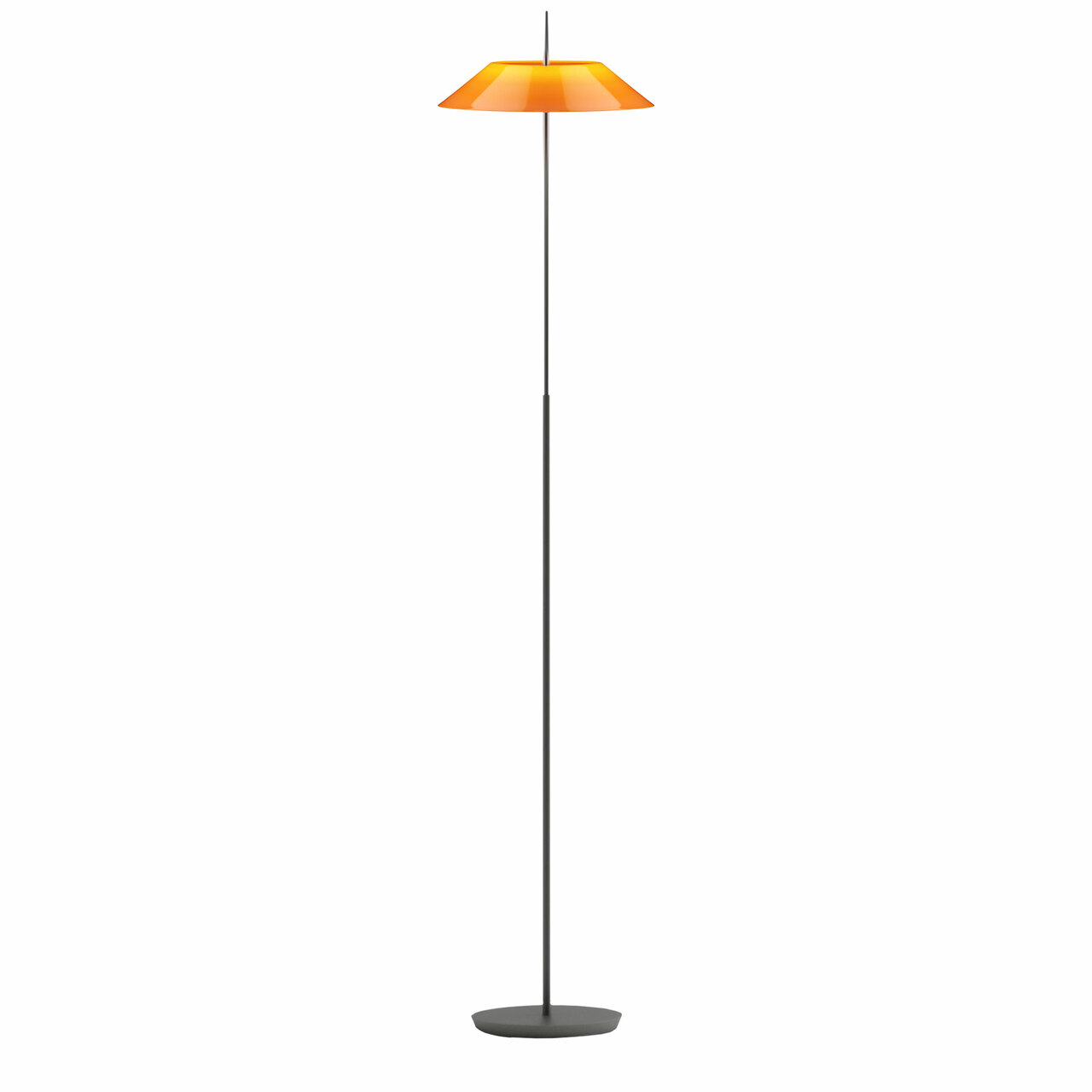 Vibia Stehleuchte 'Mayfair' Graphitgrau / Orange
