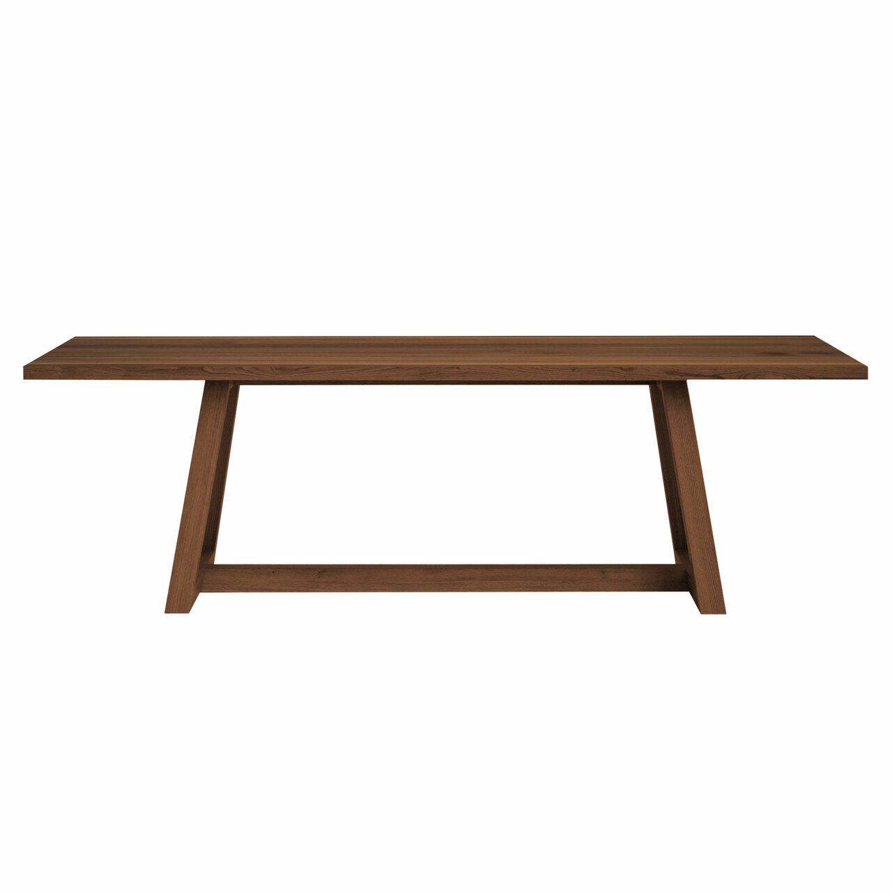 Tossa Continuo B: 180 cm / T: 80 cm, Schwarznuss mit Splint gedämpfte Eiche
