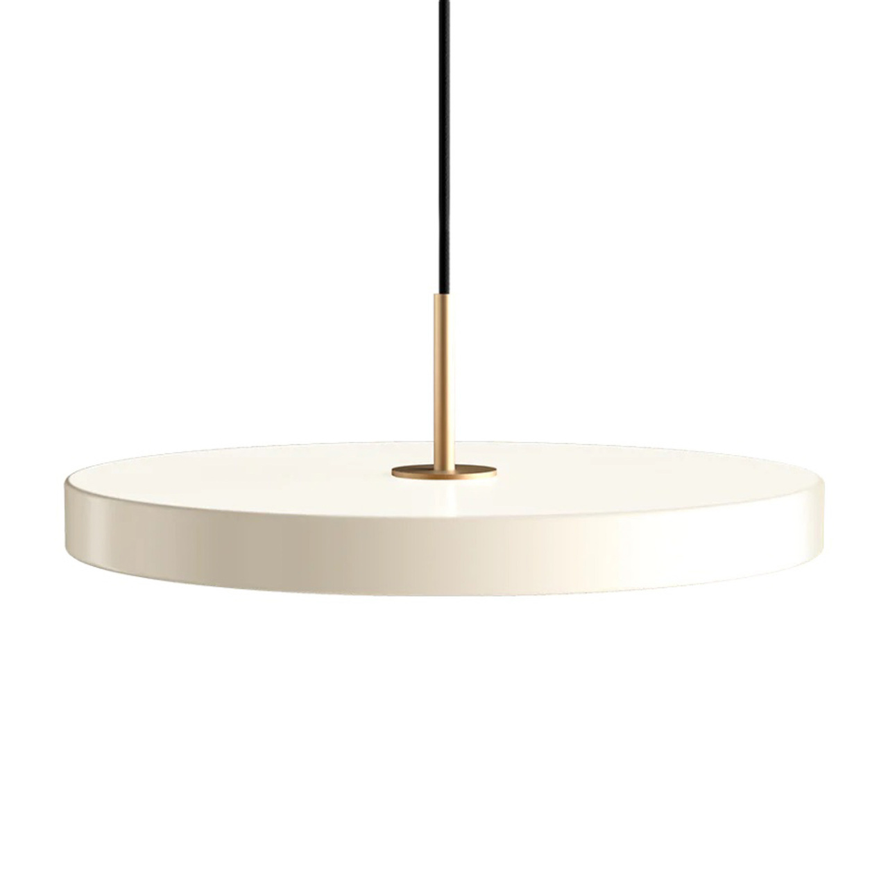 Umage Asteria Pendant Lamp Perlweiss, Medium, Messing