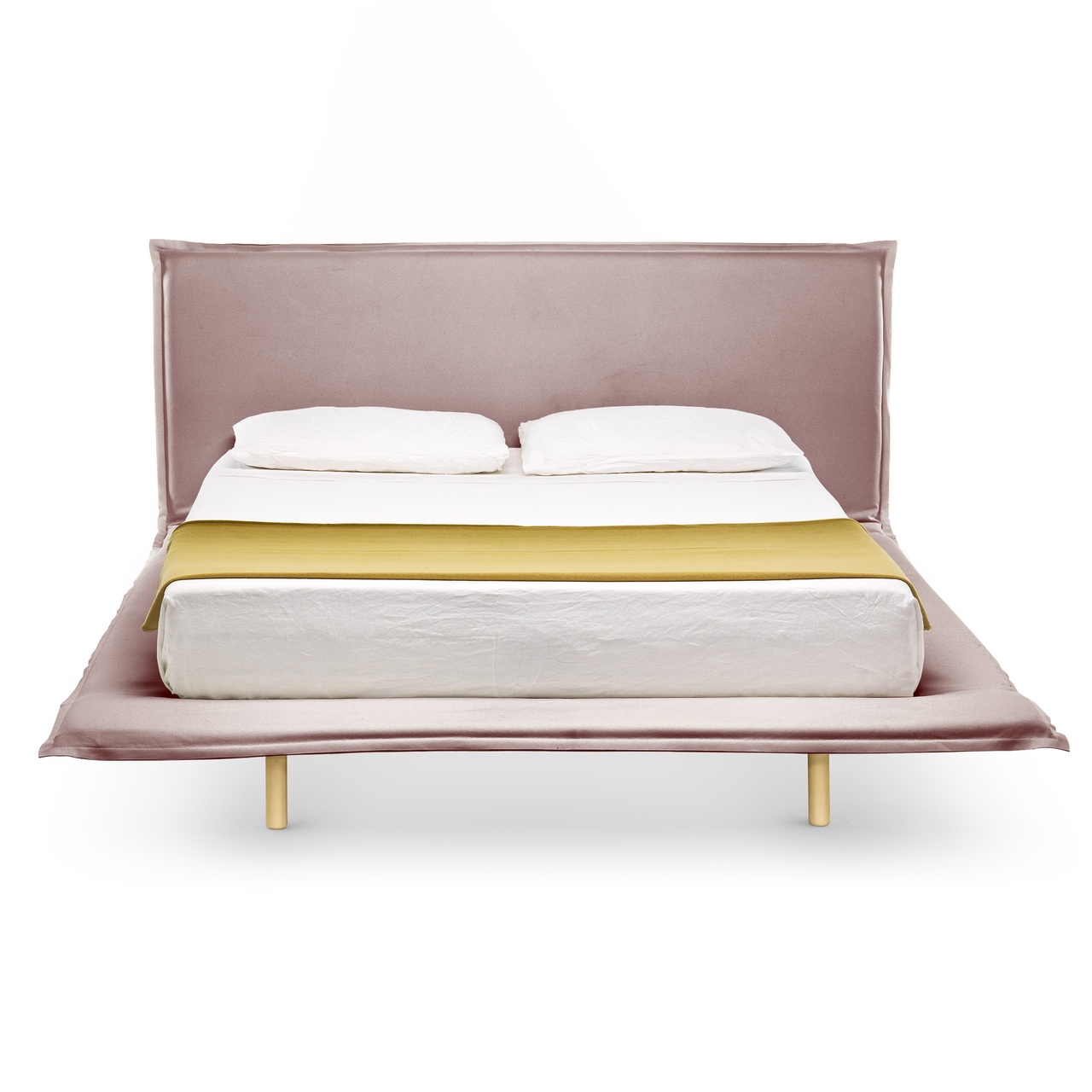 Mogg BED BIG HUG  B: 160 cm, Beigerot C_11