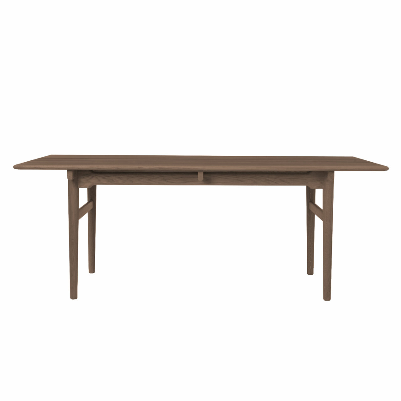 Carl Hansen & Søn Tisch 'CH327' Eiche rauchfarbiges Öl, B: 190 cm / T: 95 cm