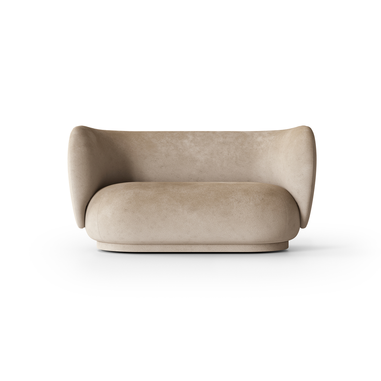 Ferm Living Rico Sofa B: 150 cm , Sand 16 - Faded Velvet
