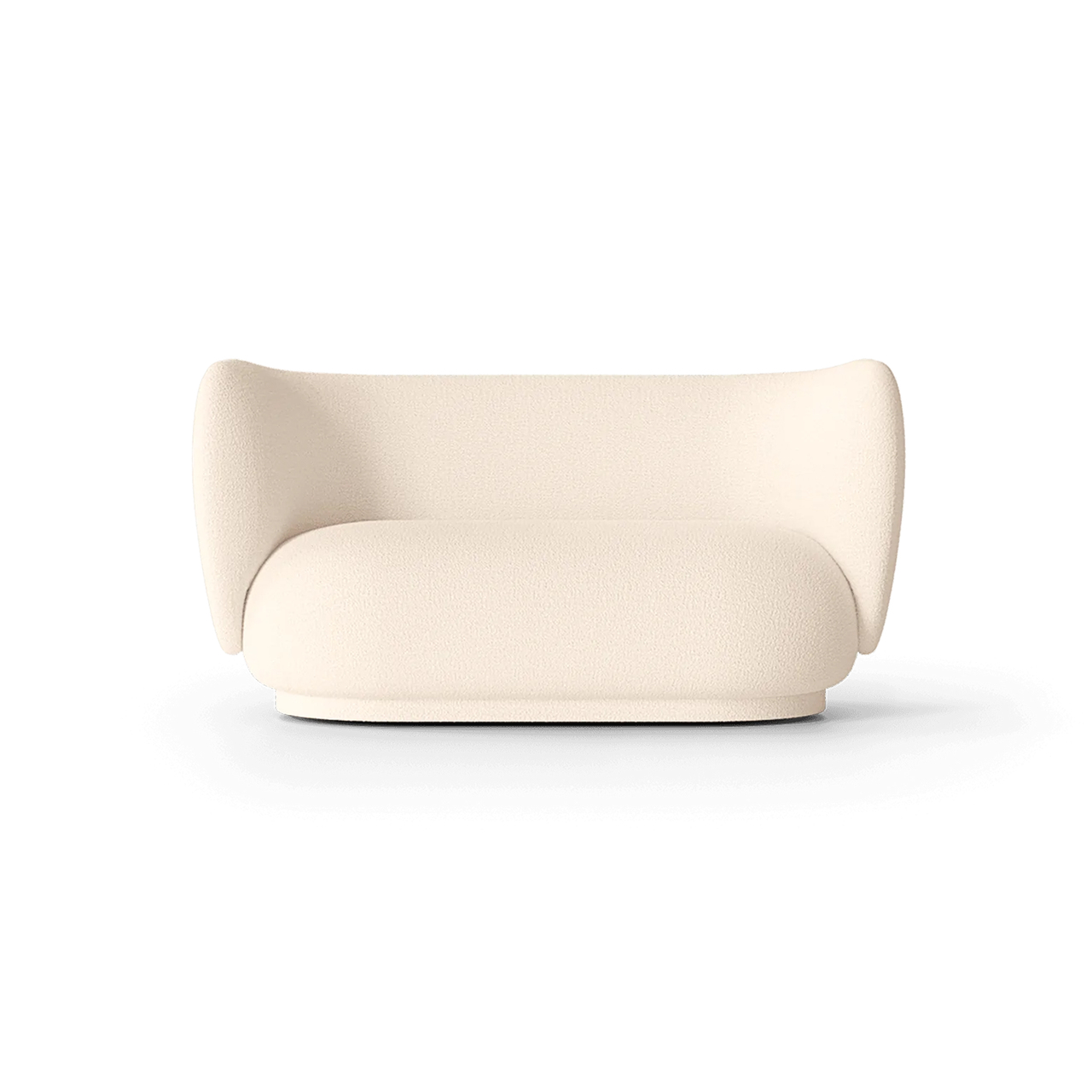 Ferm Living Rico Sofa B: 150 cm , Off-White - Wool Bouclé