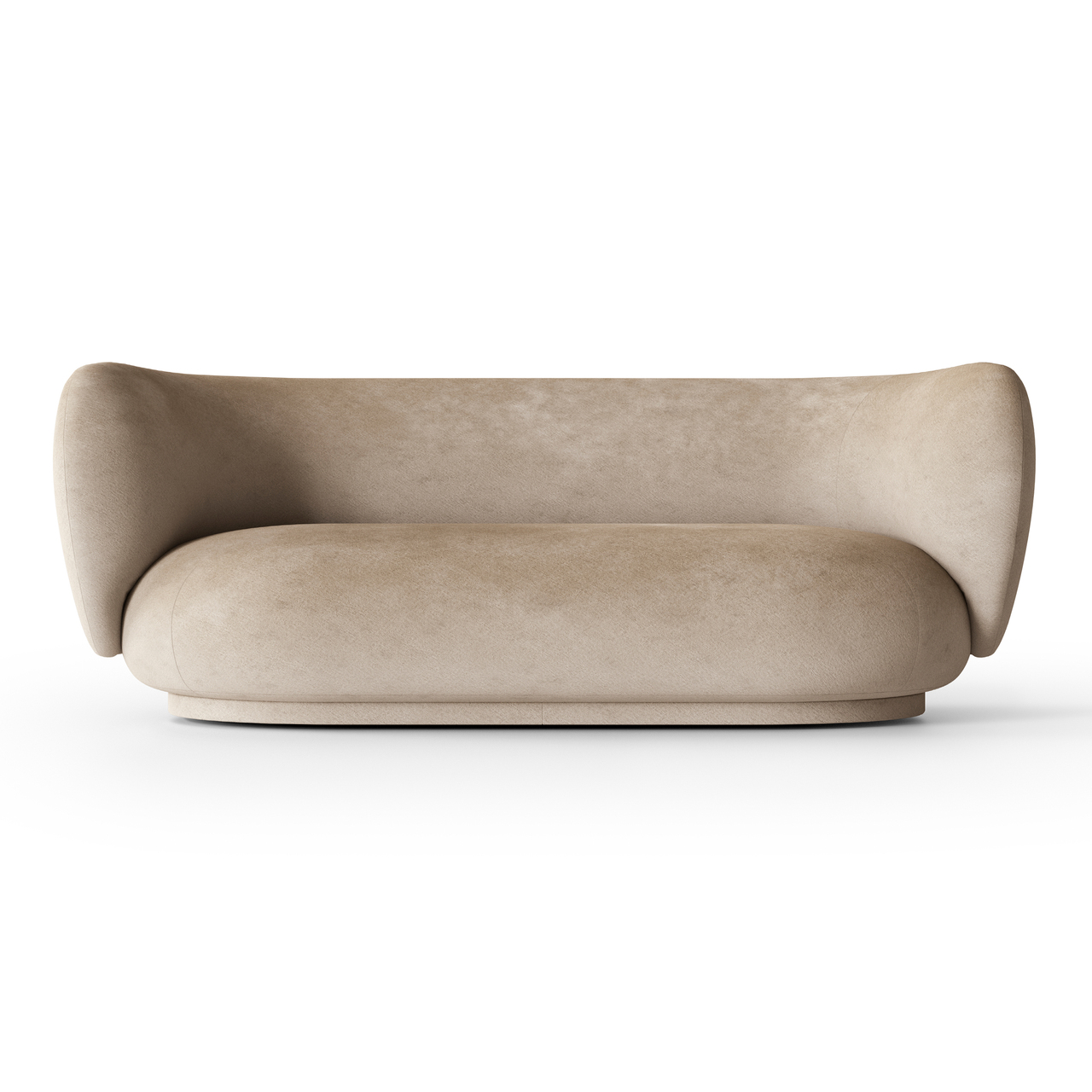 Ferm Living Rico Sofa B: 210 cm , Sand 16 - Faded Velvet