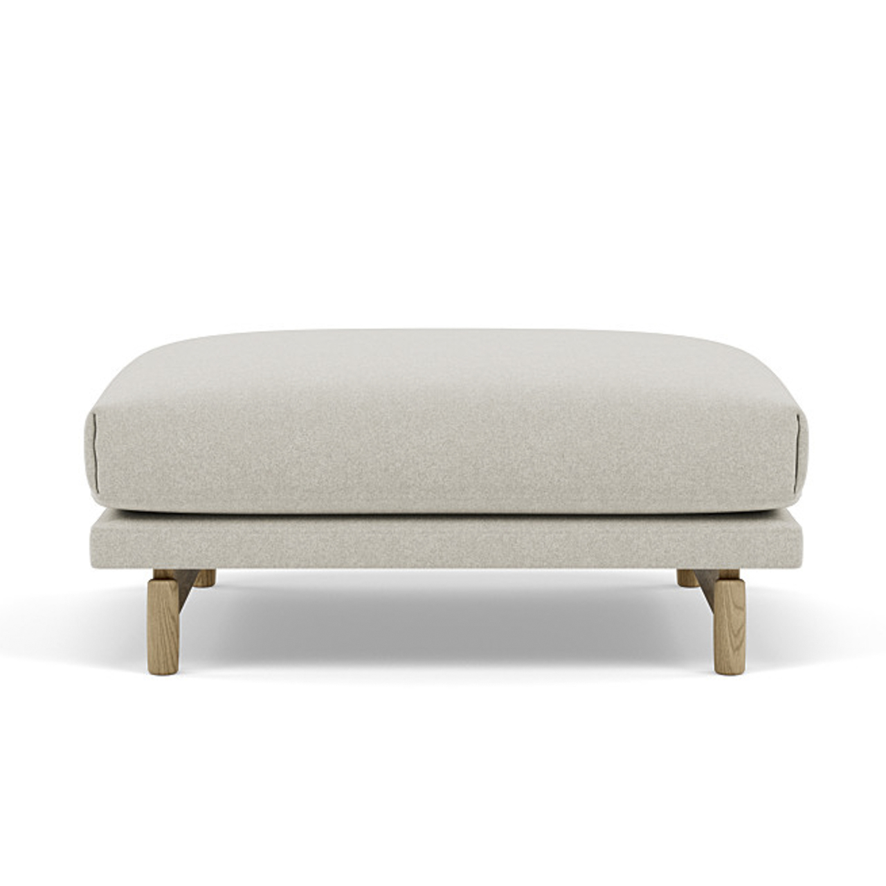 Muuto Pouf 'Rest' Beige - Wooly 2256
