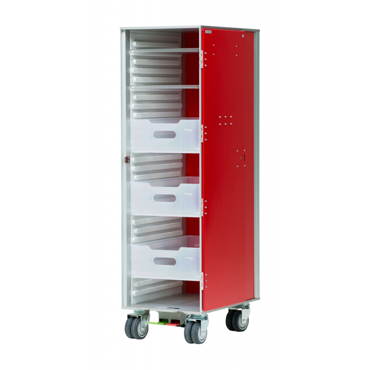 Airline Trolley Trolley Swissair Edition Rot