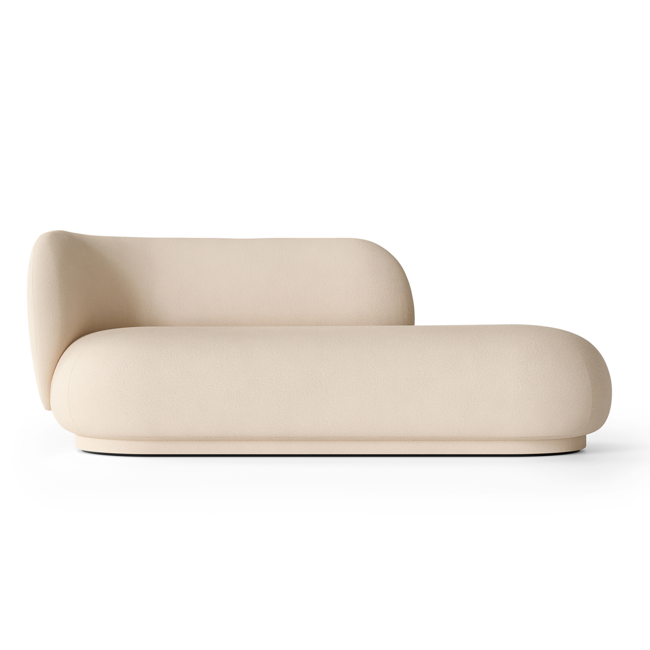 Ferm Living Rico Divan Armlehne links, Off-White - Brushed