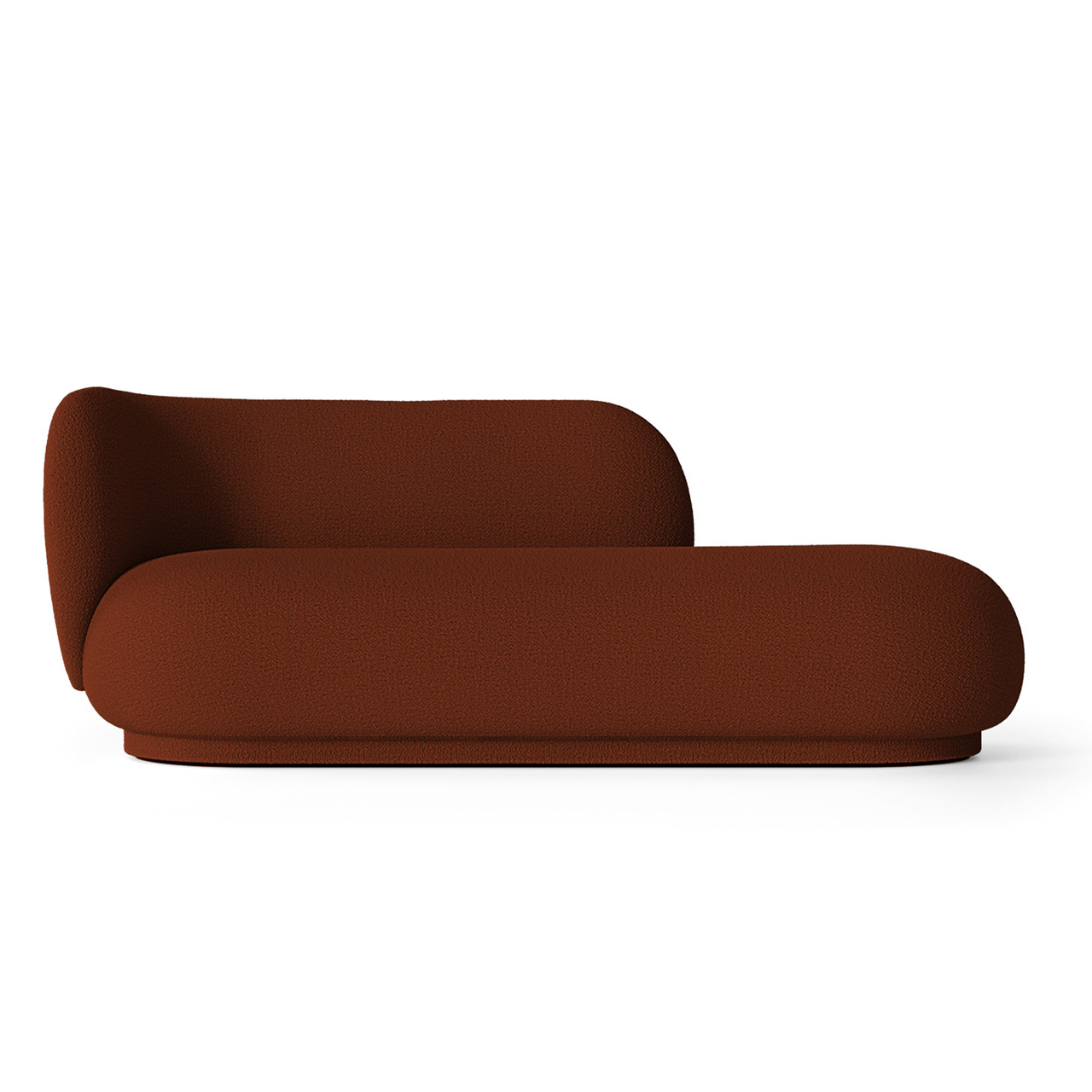 Ferm Living Rico Divan Armlehne links, Red Brown 474 - Tonus