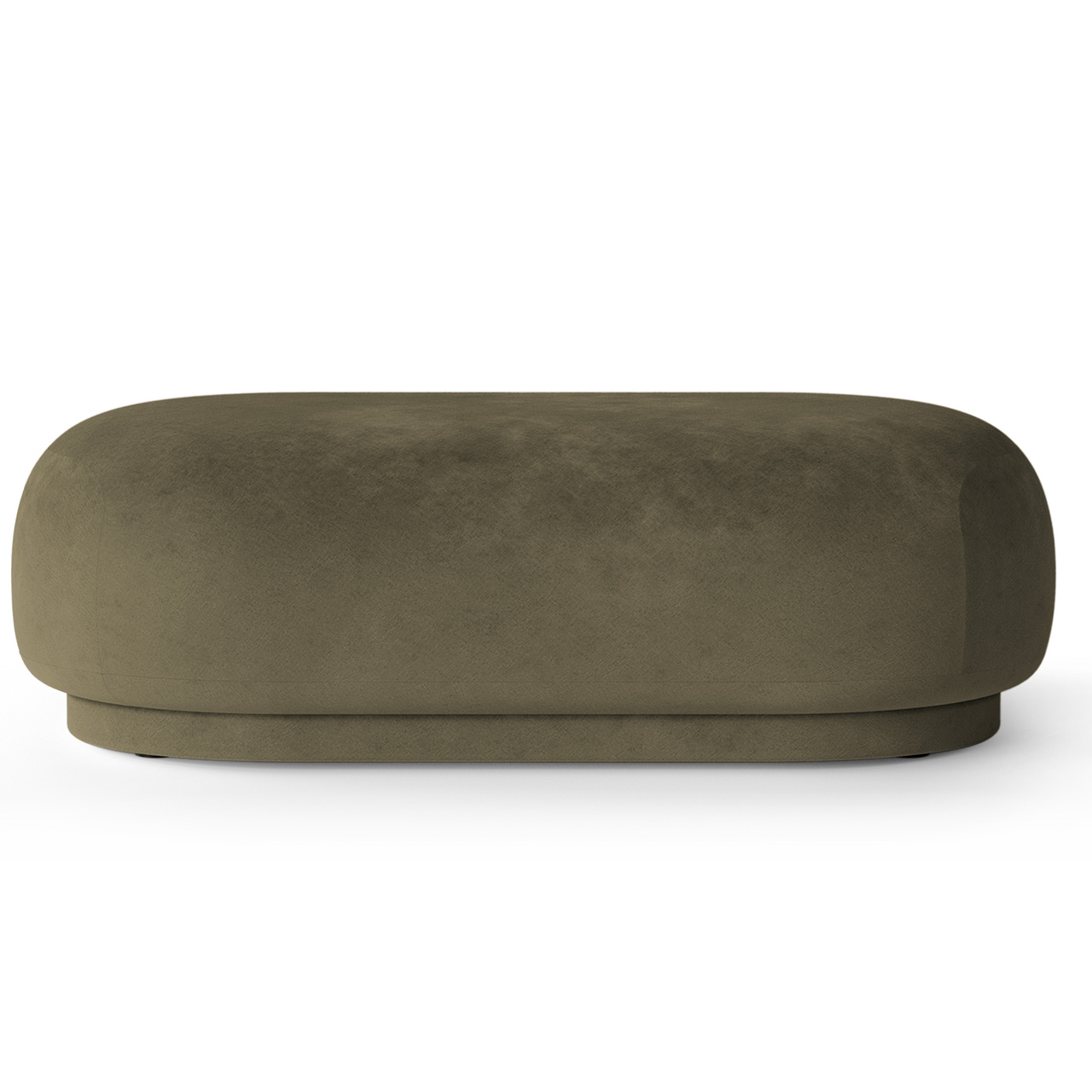 Ferm Living Rico Ottoman Forest 3 - Faded Velvet