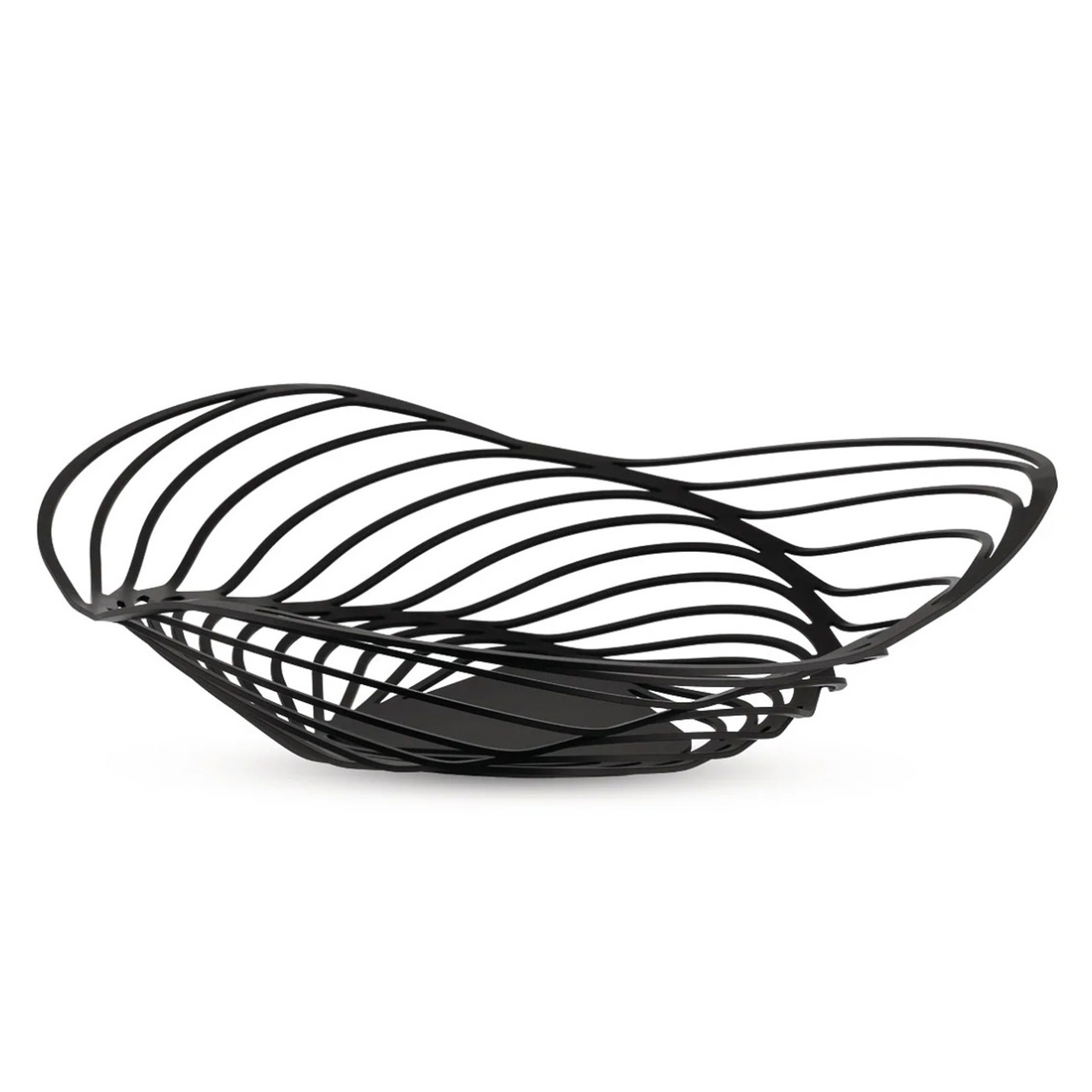 Alessi Trinity Fruit Holder Schwarz, Ø: 29 cm 