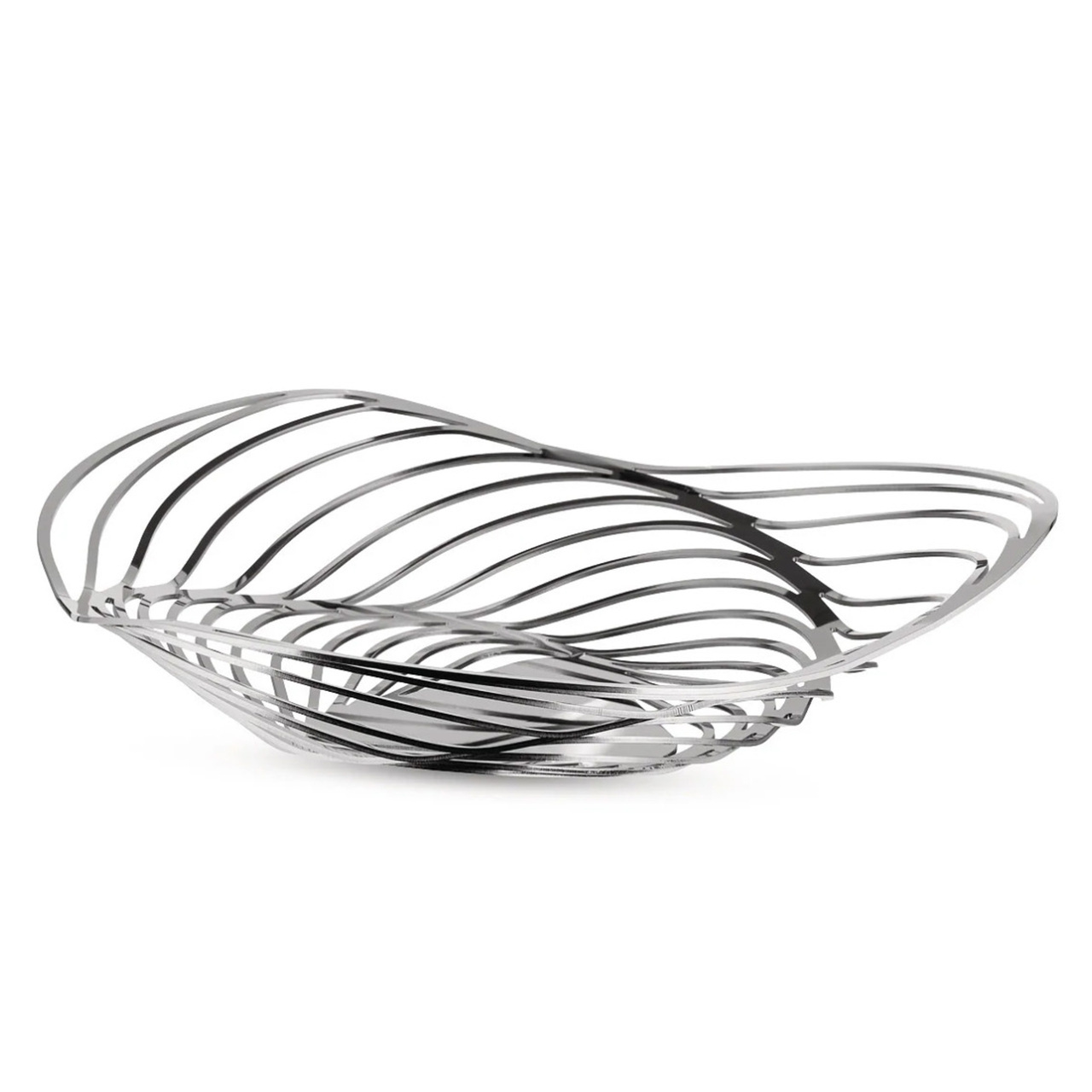 Alessi Trinity Fruit Holder Edelstahl , Ø: 29 cm 