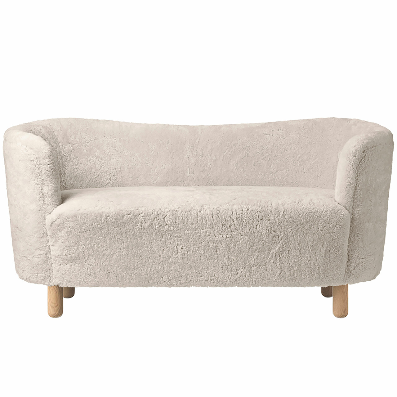by Lassen Mingle Sofa Beige 1 - Sahco Zero, Eiche natur